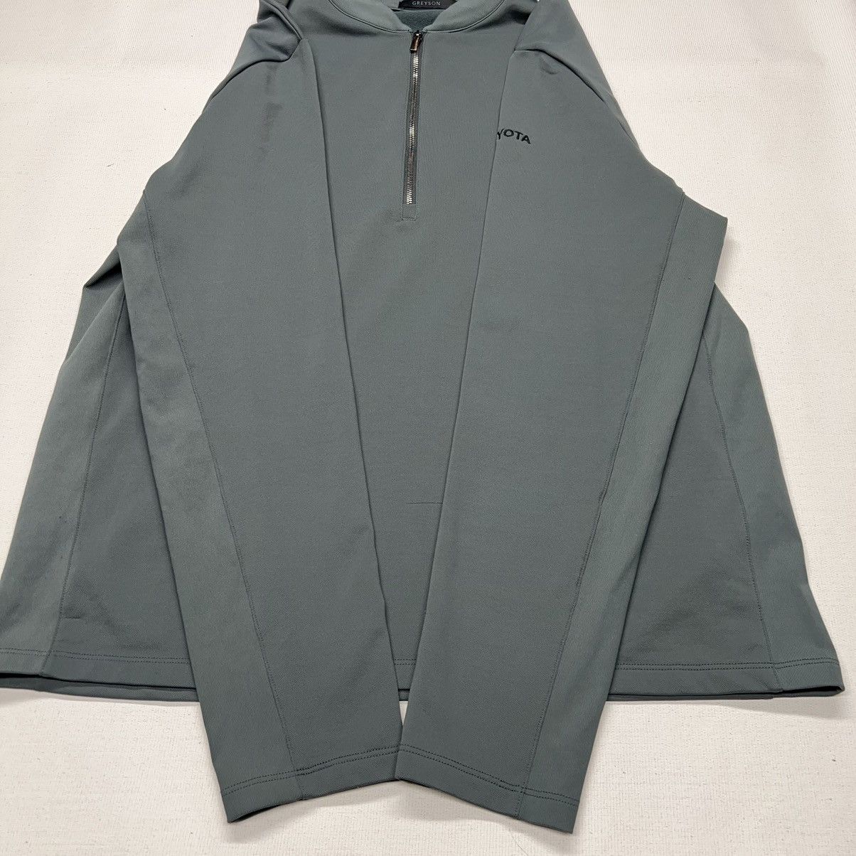 Japanese Brand Greyson 1/4 Zip Sweater Green Toyota Logo Golf Active Car Size US L / EU 52-54 / 3 - 12 Thumbnail