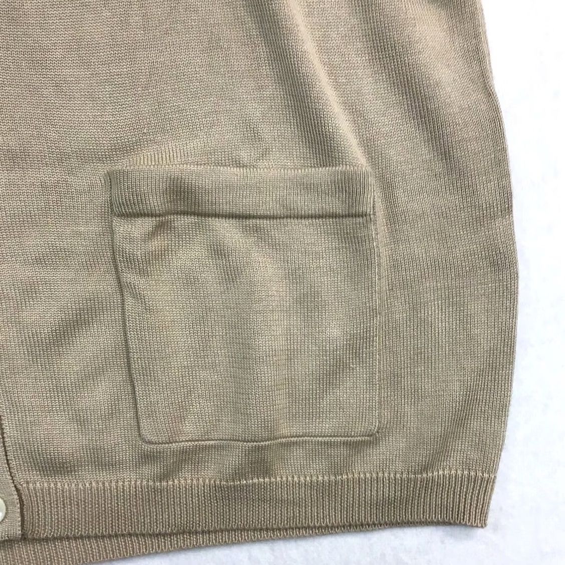 Talbots VINTAGE Women Talbots Cardigan XL Brown Tan Cardigan Women XL Talbots Cardigan Size XL / US 12-14 / IT 48-50 - 6 Thumbnail