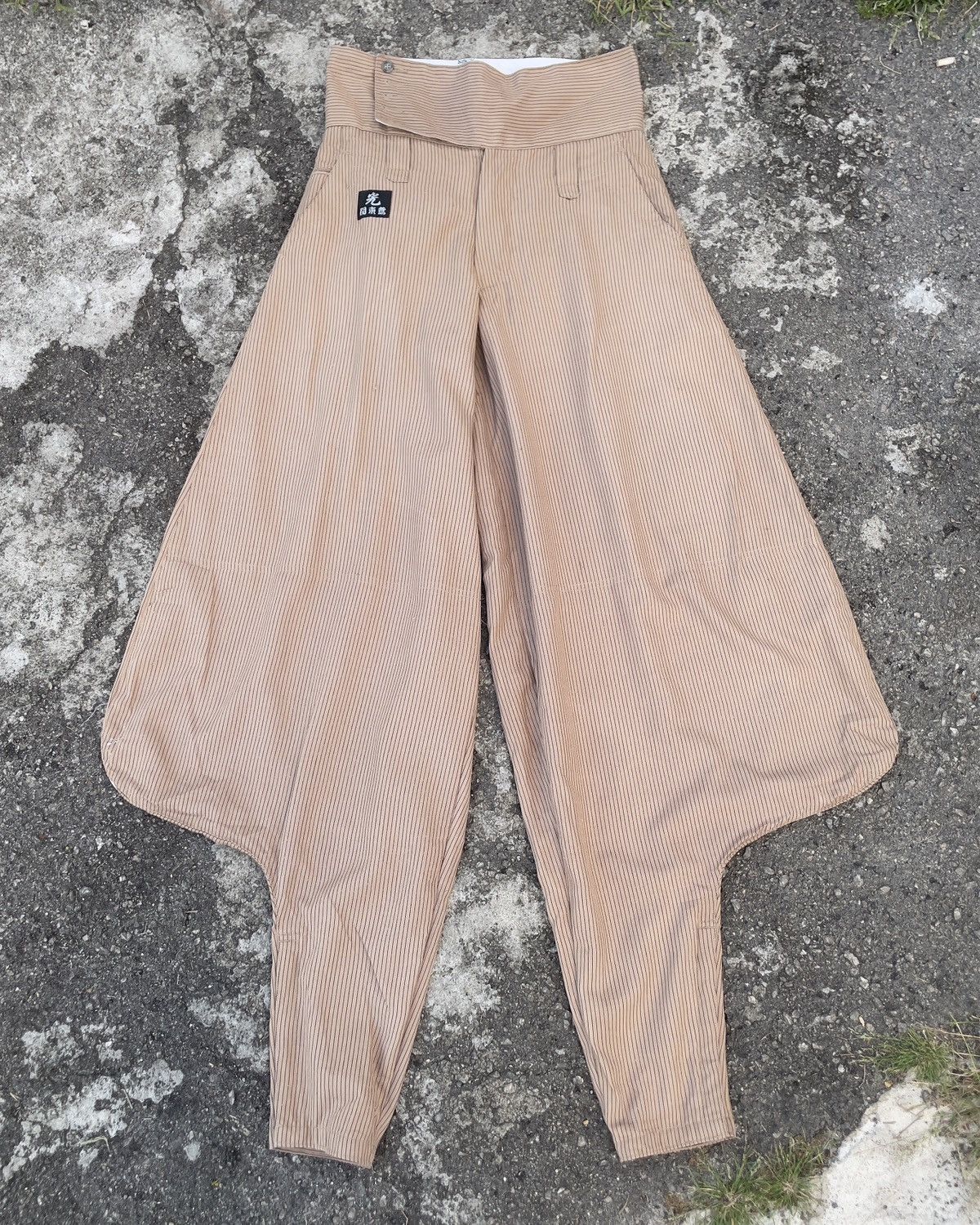Japanese Brand Vintage Workwear Balloons Nikku-Poka Tobi Pants Hickory Size US 32 / EU 48 - 1 Thumbnail