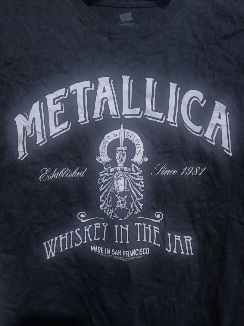 Band Tees Vintage y2k metallica whiskey in the jar shirt Size US M / EU 48-50 / 2 - 2 Thumbnail