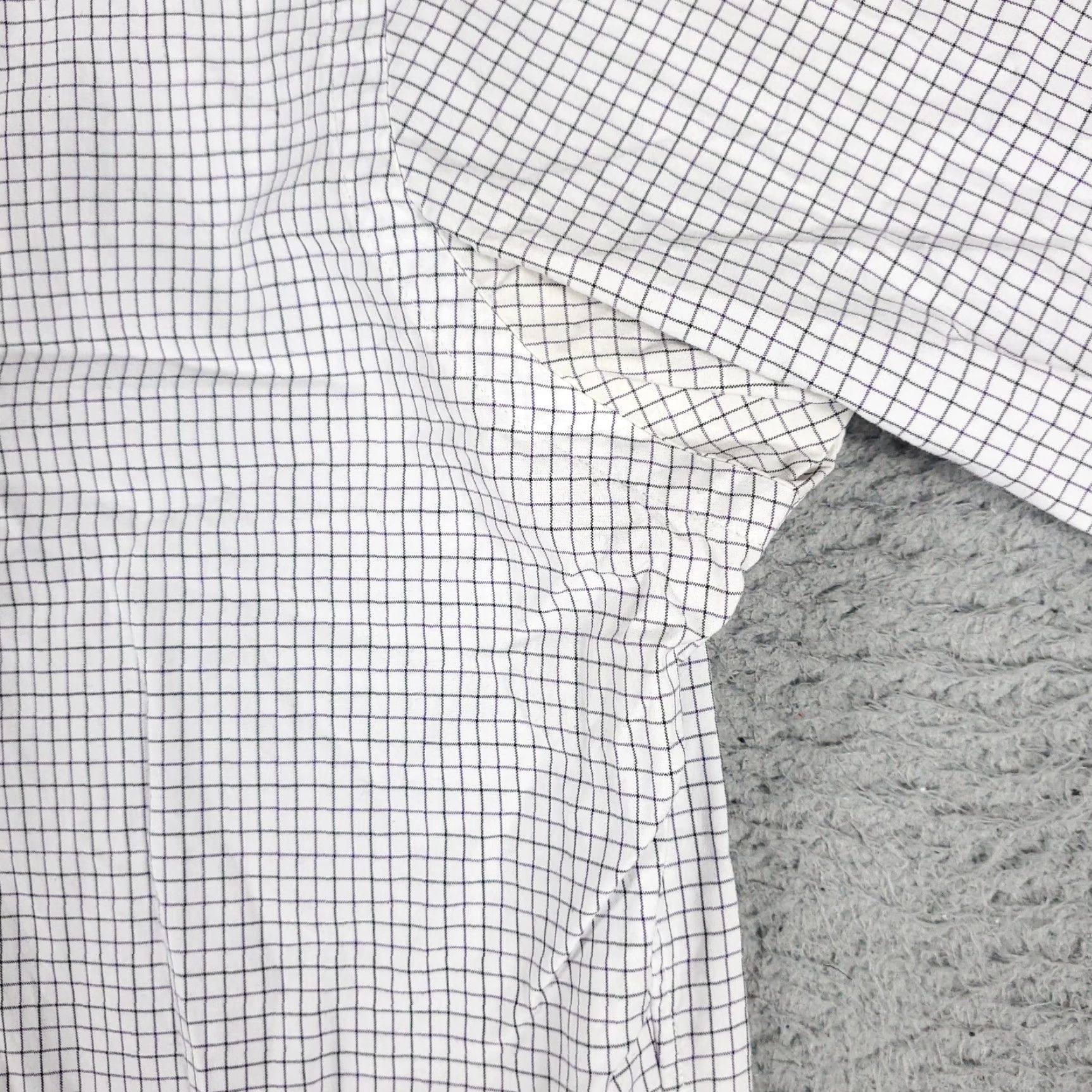 Ralph Lauren Ralph Lauren Shirt Dress Shirt 15.5 White Purple Check Long Sleeve Button Up Mens Size 40R - 4 Thumbnail