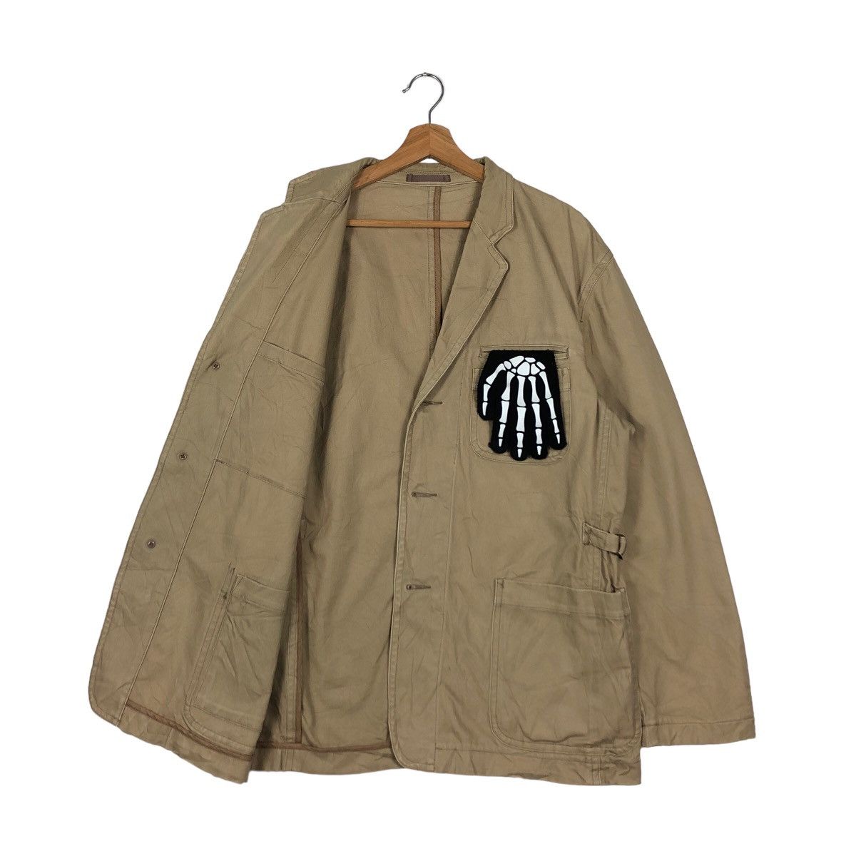 Japanese Brand 🔥CHORE WORK JACKET CROCODILE ISSEY MIYAKE DESIGN Size US L / EU 52-54 / 3 - 9 Thumbnail