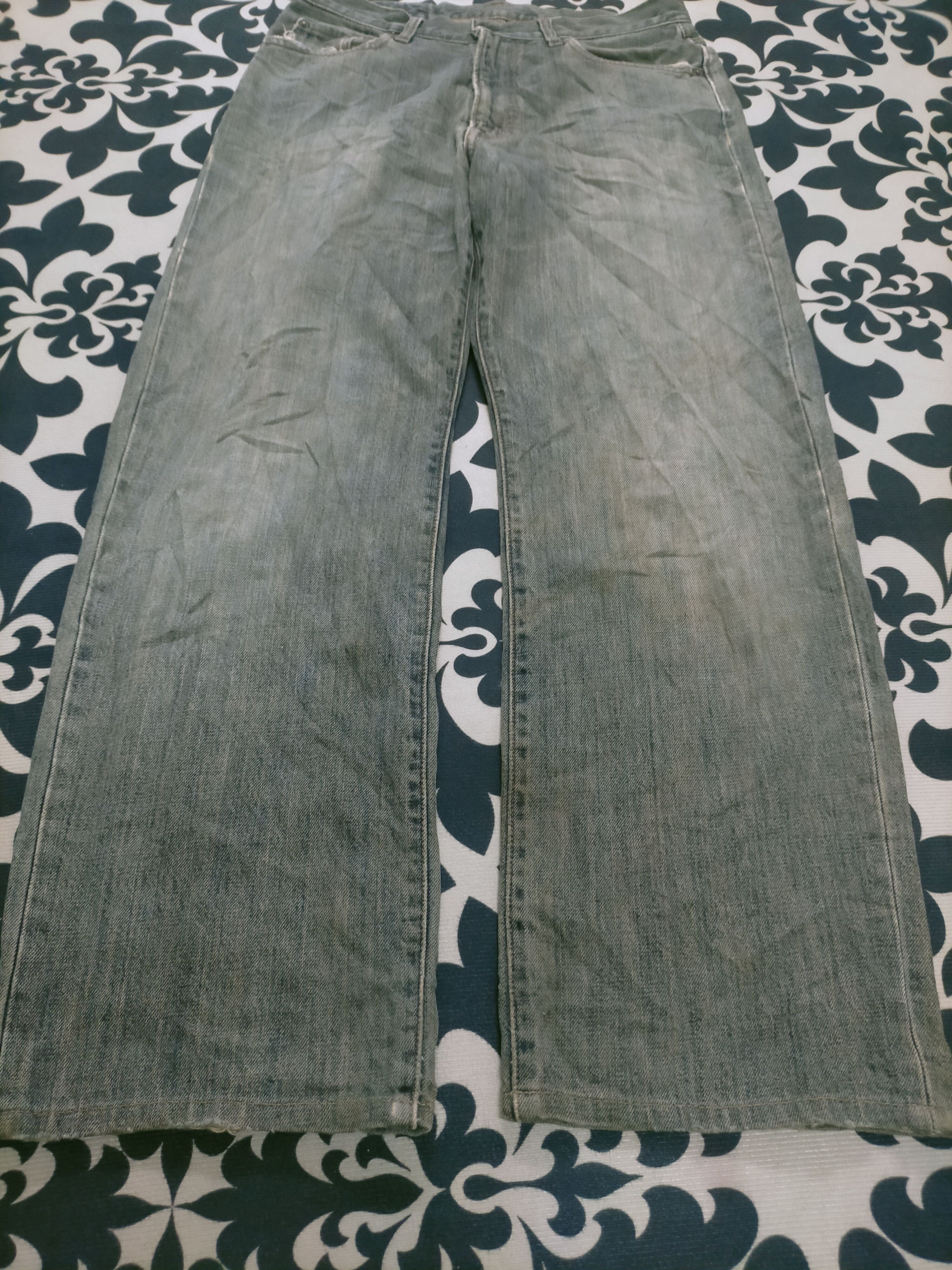 Japanese Brand × Le Grande Bleu (L.G.B.) 🔥BAGGY🔥 RUSTY WASHED DISTRESSED DENIM BY GOLD RUSH Size US 31 - 3 Thumbnail