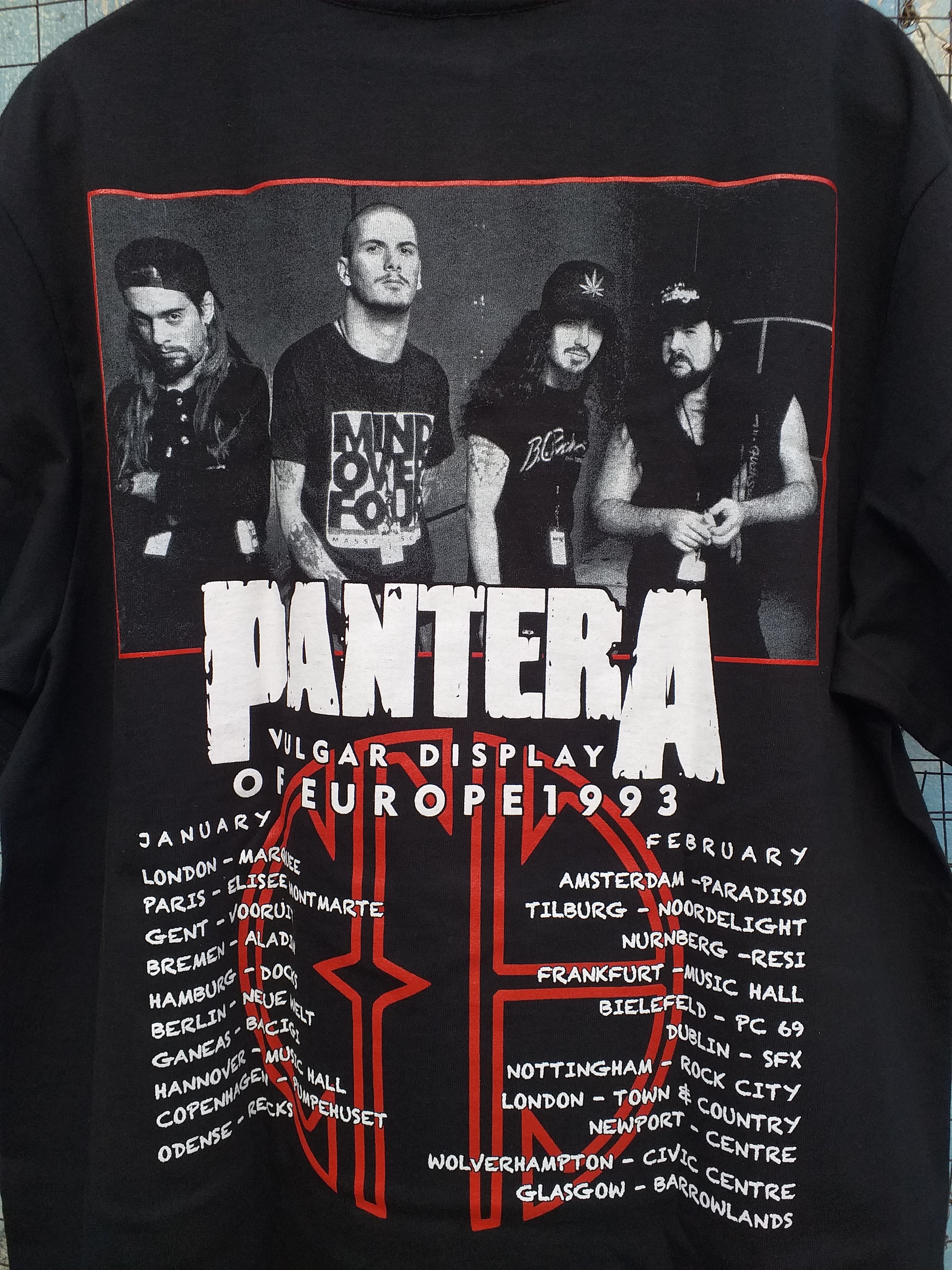 Band Tees Pantera Vulgar Display T-Shirt Size US L / EU 52-54 / 3 - 4 Thumbnail
