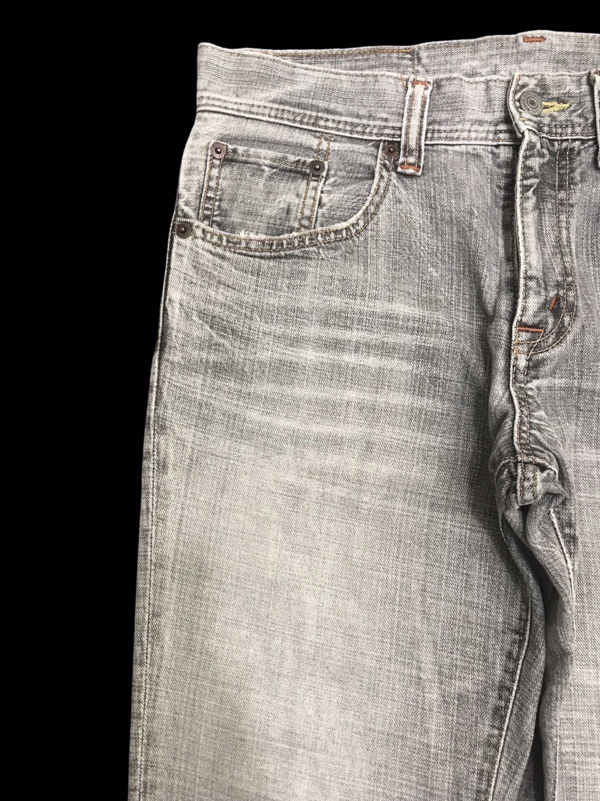 Japanese Brand 💥FLARE💥GLHEART LIMITED BLACK WASH FLARE DENIM F435 Size US 32 / EU 48 - 4 Thumbnail