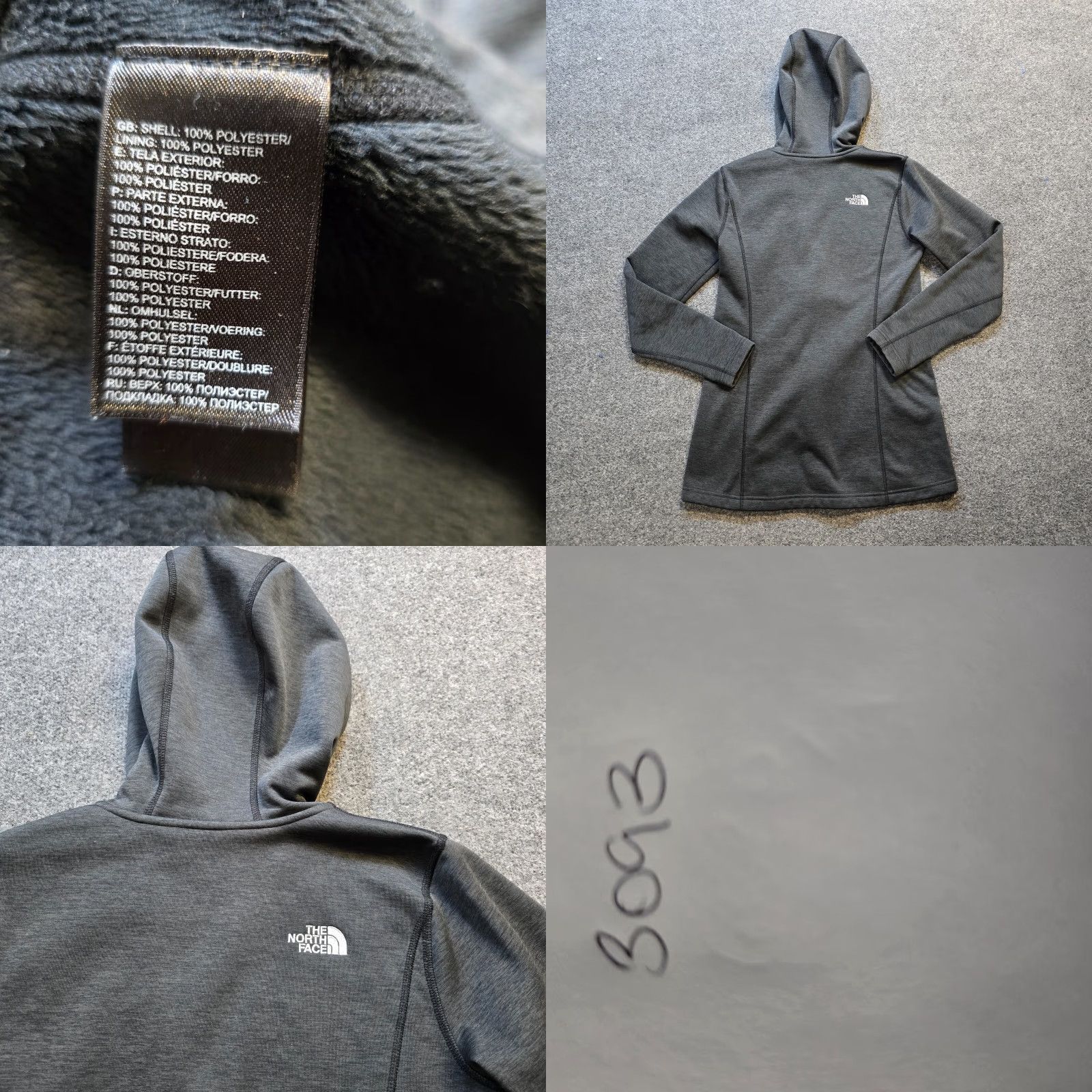 The North Face The North Face Jacket Womens Size Small Gray Raschel Fleece Lined Hoodie Size S / US 4 / IT 40 - 8 Thumbnail