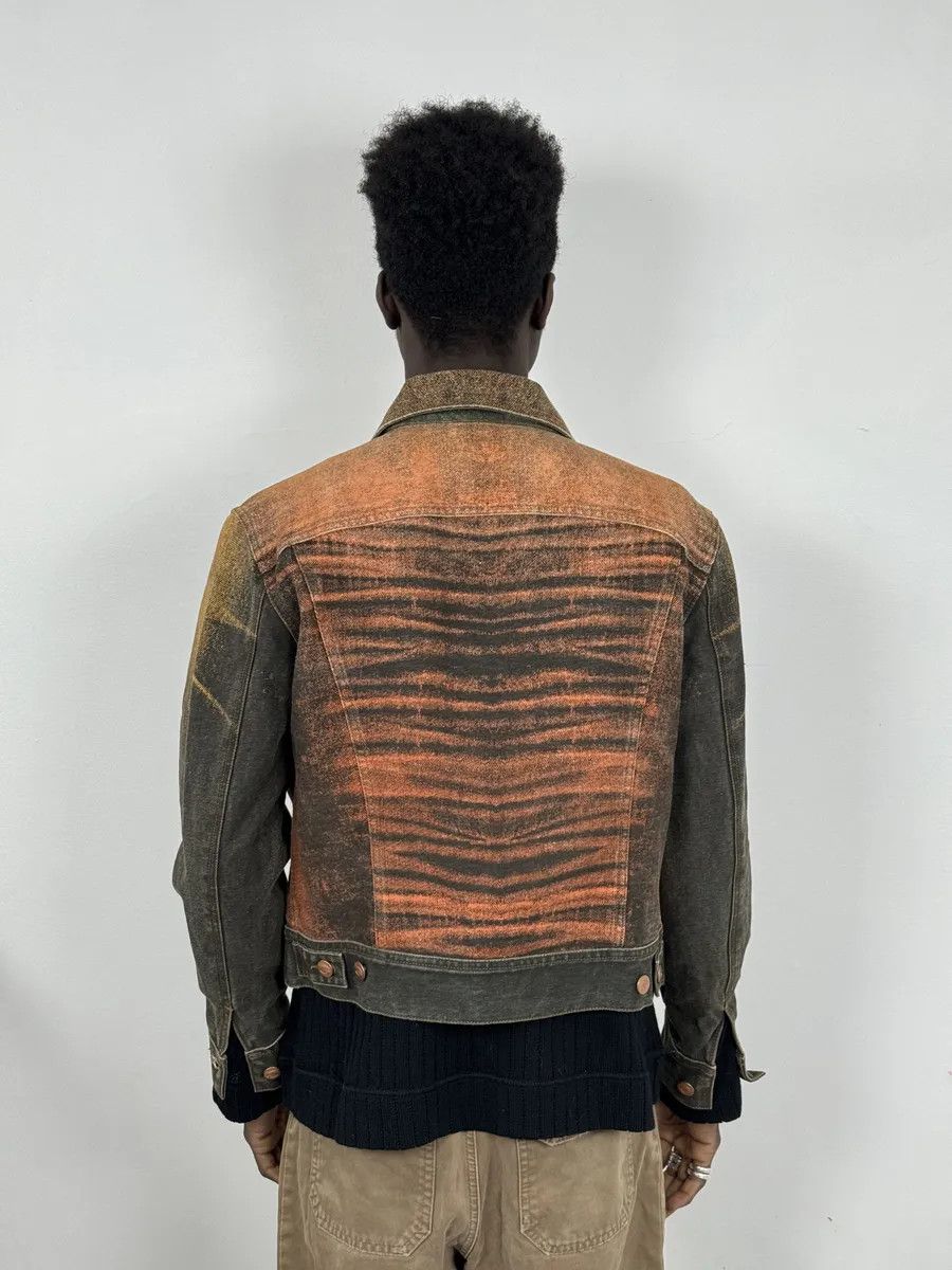 Just Cavalli 2000s Cavalli Cropped Sunset Overprint Trucker Jacket Size US S / EU 44-46 / 1 - 6 Thumbnail
