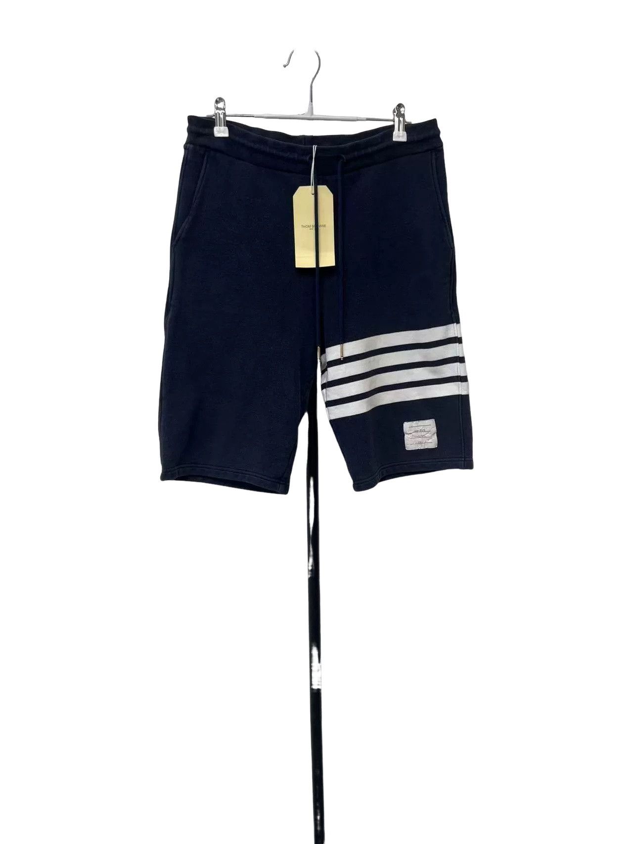 Thom Browne Thom Browne 4-Bar Stripe Cotton Sweat Shorts Size 2 Size US 32 / EU 48 - 1 Thumbnail