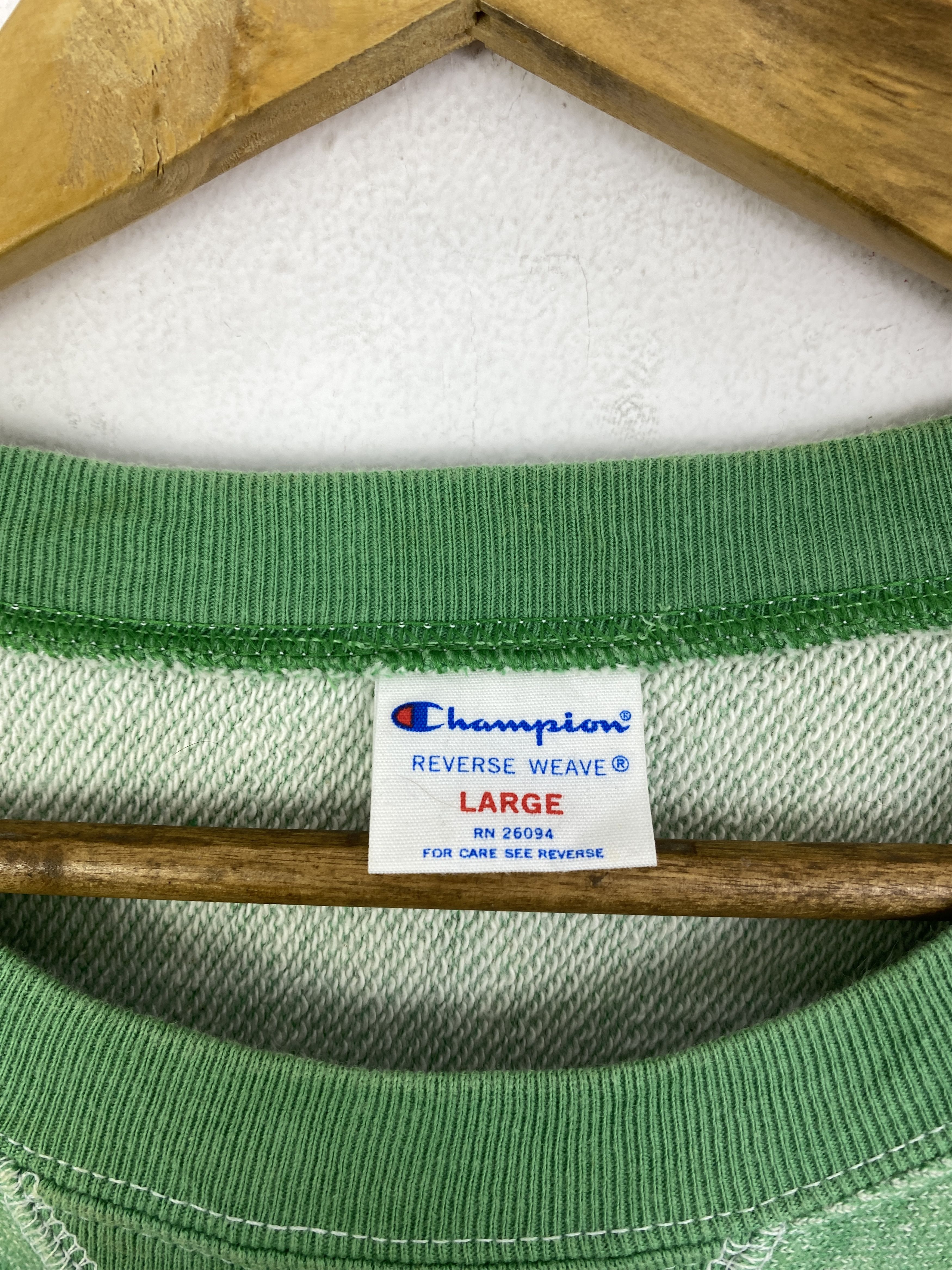 Champion Vintage 90s Champion Plain Pullover Crewneck Hoodie SH0238 Size US L / EU 52-54 / 3 - 5 Thumbnail