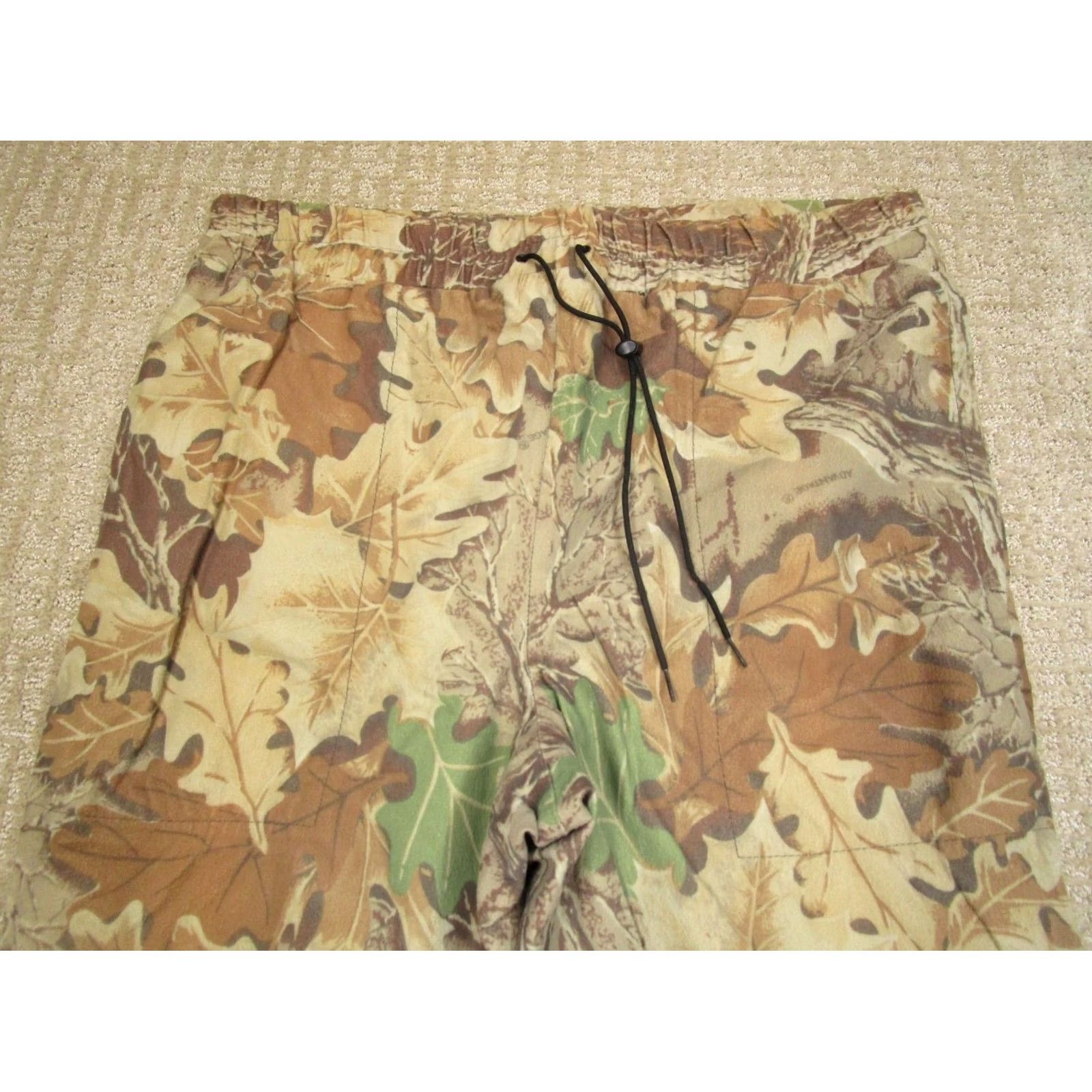 Walls VINTAGE Walls Hunting Pants Men L Brown Camouflage Nylon Polyester Waterproof Windbreaker, Logo, 90s Size US 33 - 2 Thumbnail