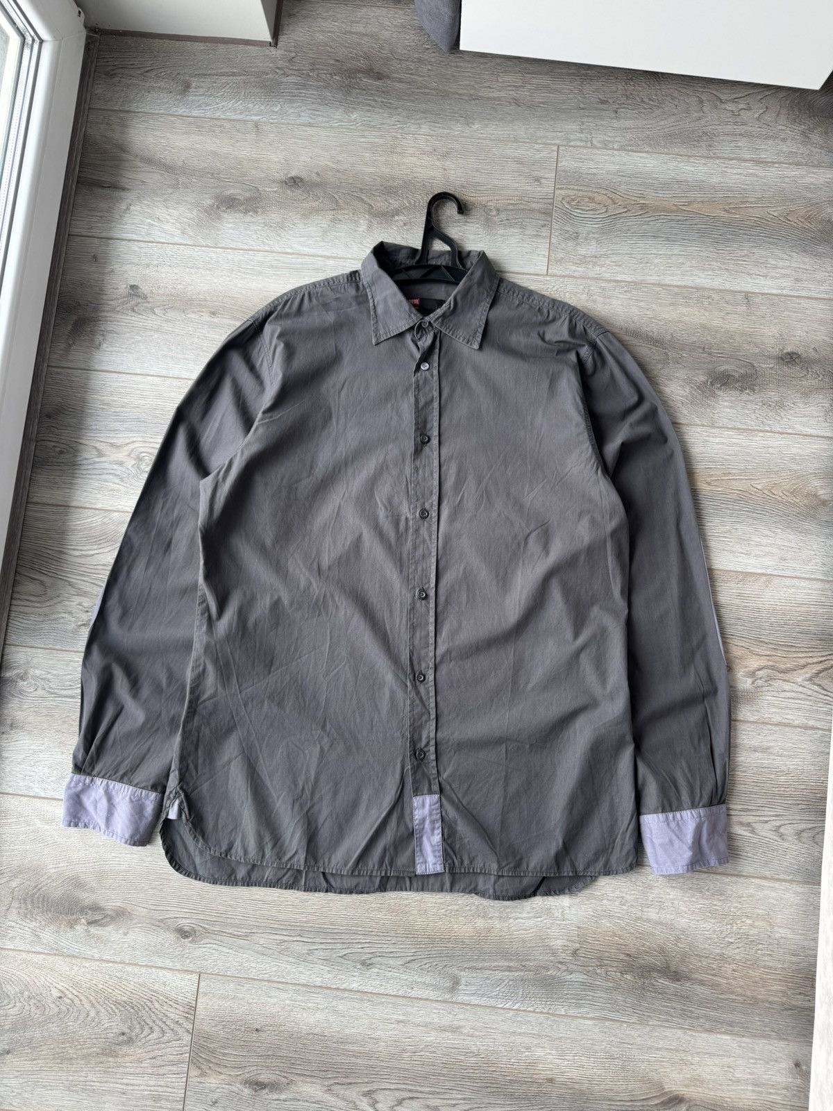 Diesel Vintage Diesel "Road Hogs" Long Sleeve Shirt Size US XL / EU 56 / 4 - 5 Thumbnail