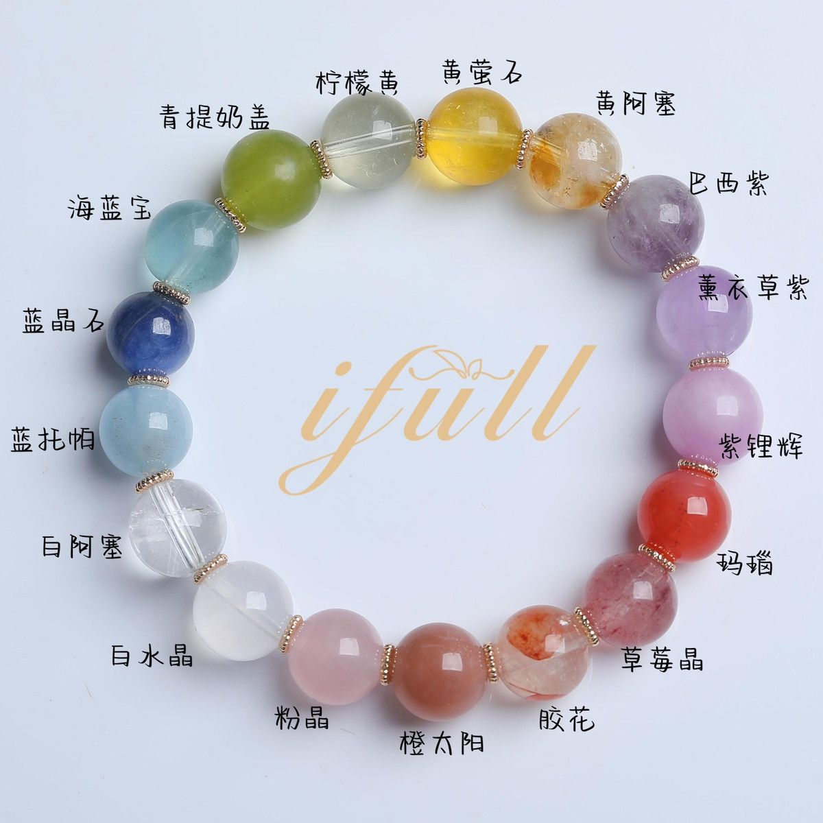 Other Crystal Rainbow Treasure Bracelet Size ONE SIZE - 1 Thumbnail