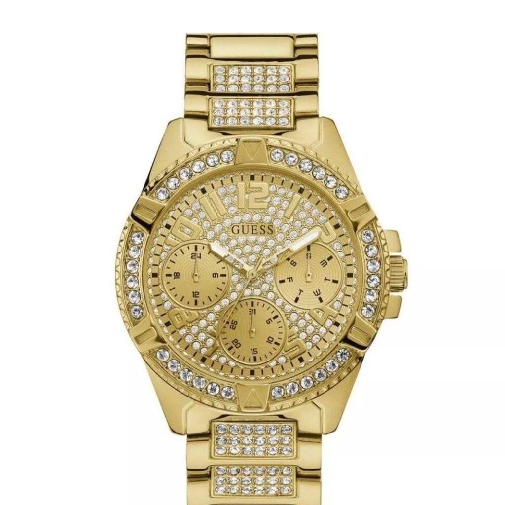 Guess Guess Lady Frontier W1156L2 watch features a luxurious gold- Size ONE SIZE - 1 Thumbnail