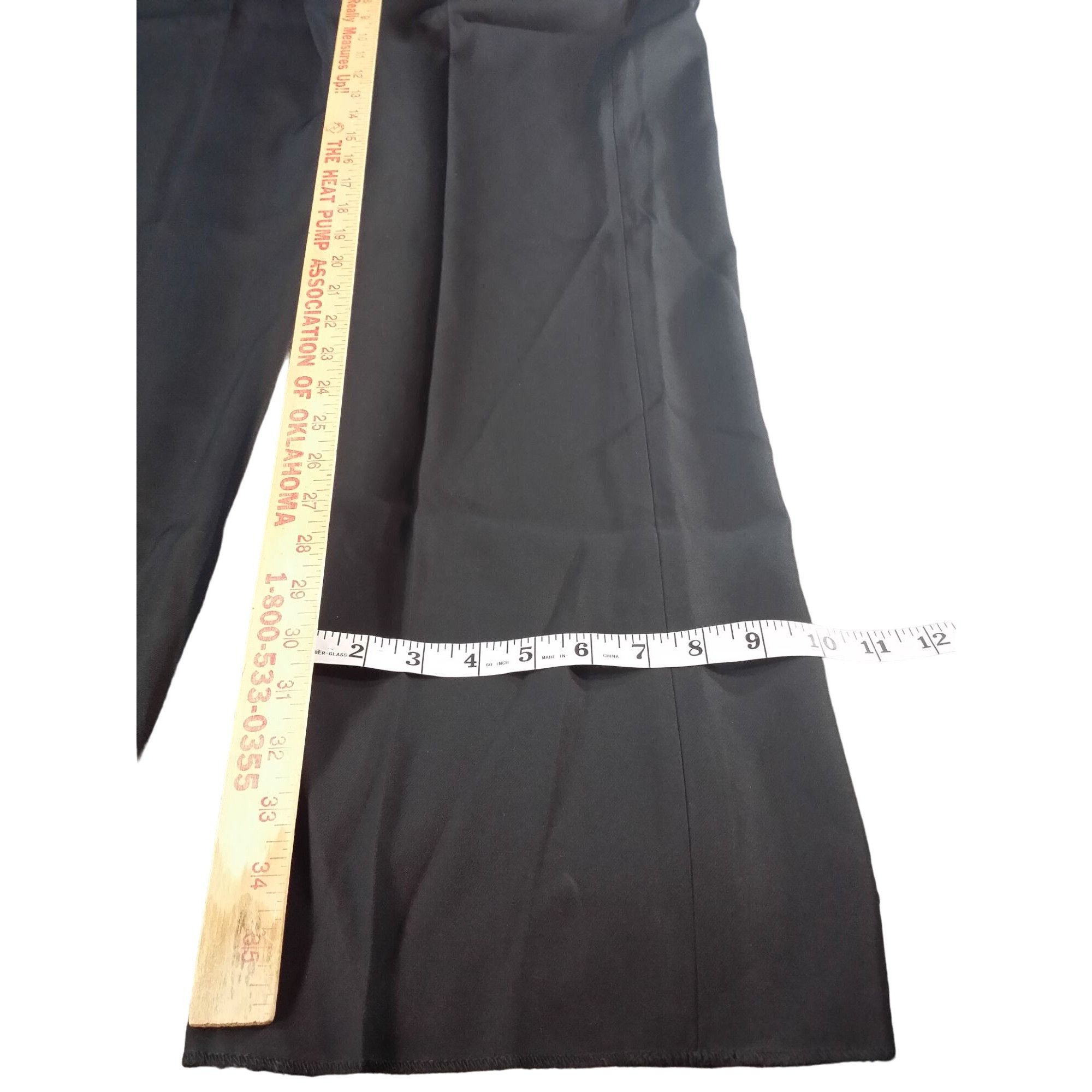 Tom Ford Tom Ford Trouser Dress Pants Women Sz 16 Black Raw Hem Belt Size 38" / US 16 / IT 52 - 2 Thumbnail