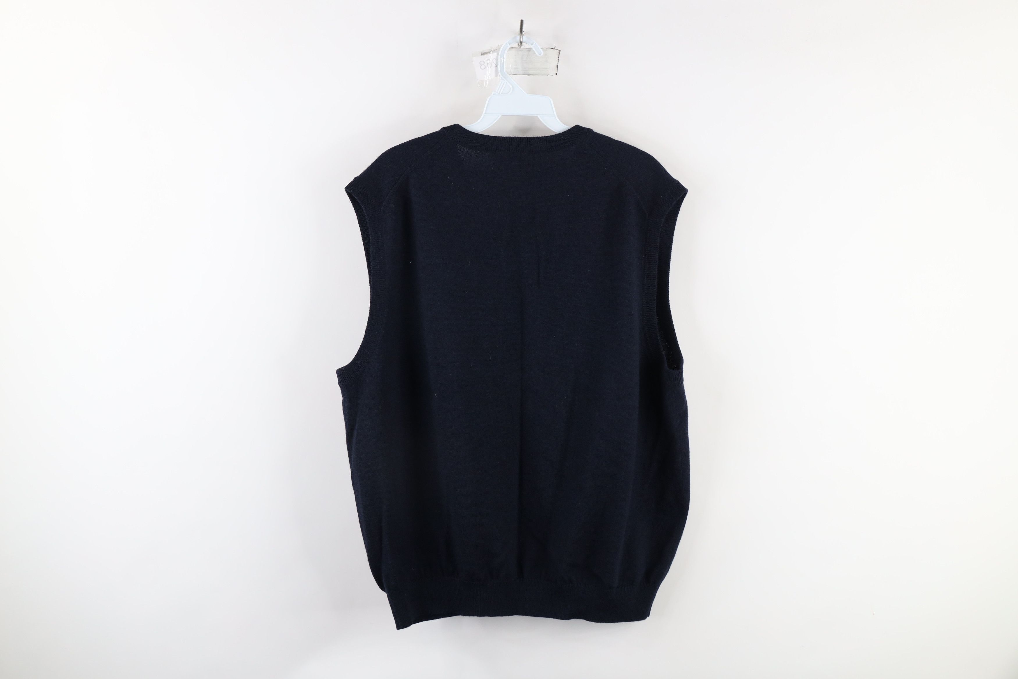 Brooks Brothers × Vintage Vintage Brooks Brothers Merino Wool Knit V-Neck Sweater Vest Size US L / EU 52-54 / 3 - 5 Thumbnail