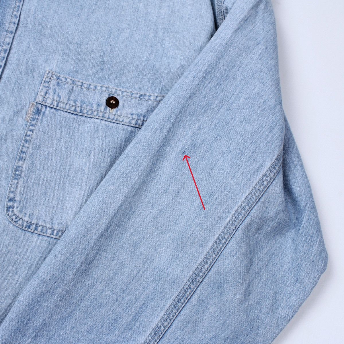 Levi's × Vintage LEVIS Vintage 3 in 1 Collar Guaranteed Jeans Denim Shirt Size US L / EU 52-54 / 3 - 14 Thumbnail