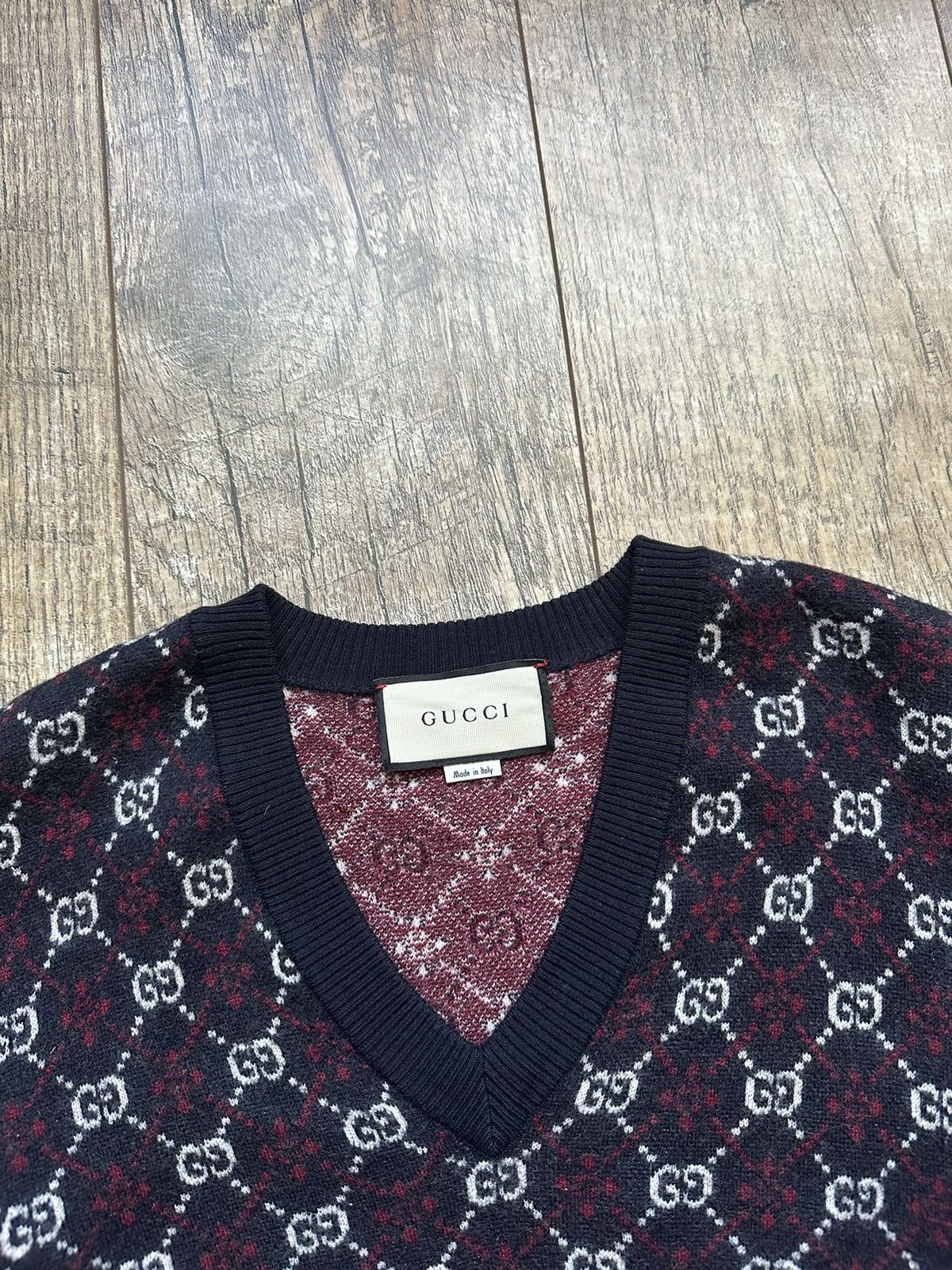 Gucci Gucci GG Knit Monogram Sweater Size US S / EU 44-46 / 1 - 6 Thumbnail