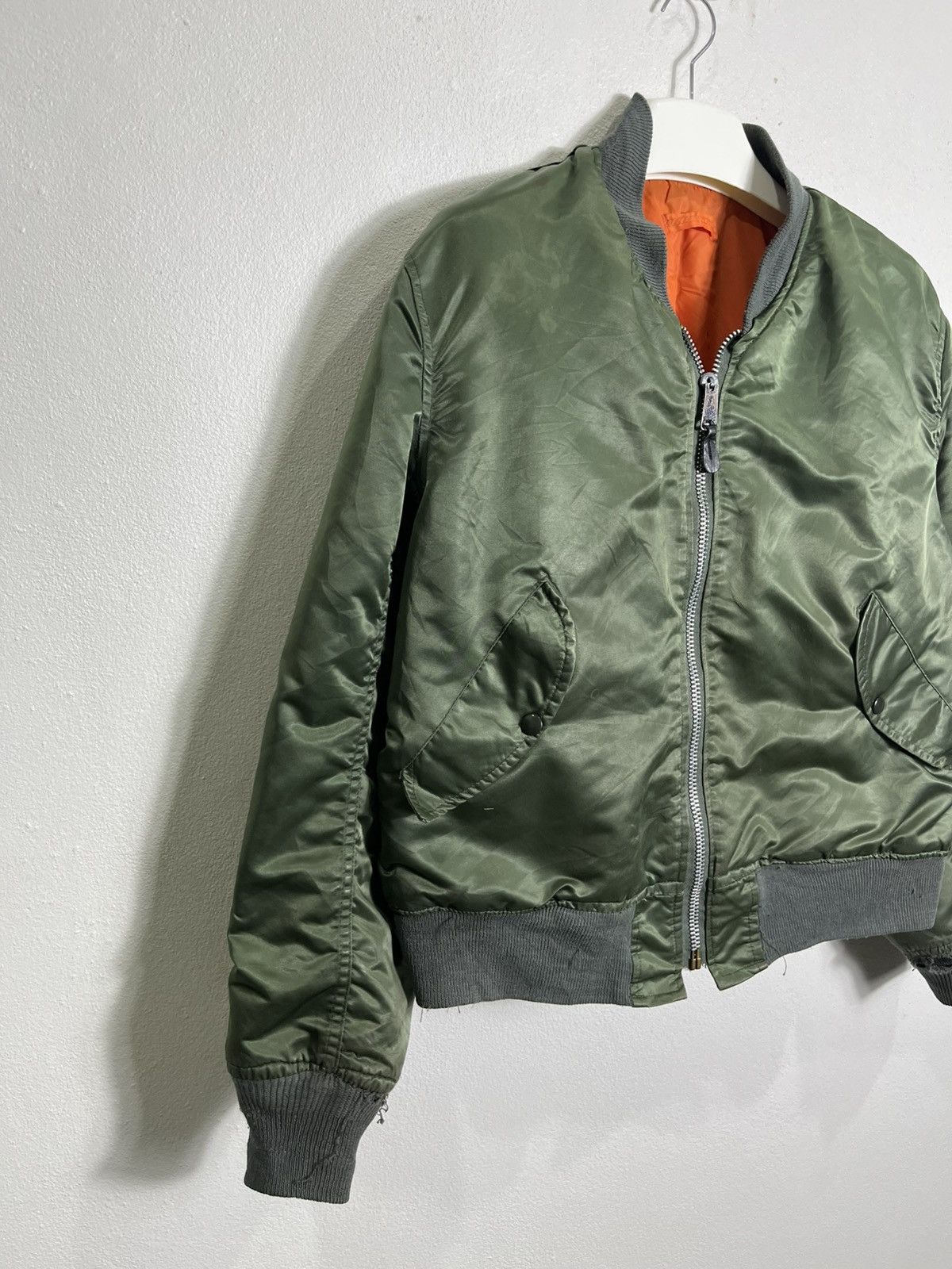Vintage Vintage Jacket Flyers itermediate MA-1 Riversible Distressed Size US L / EU 52-54 / 3 - 4 Thumbnail