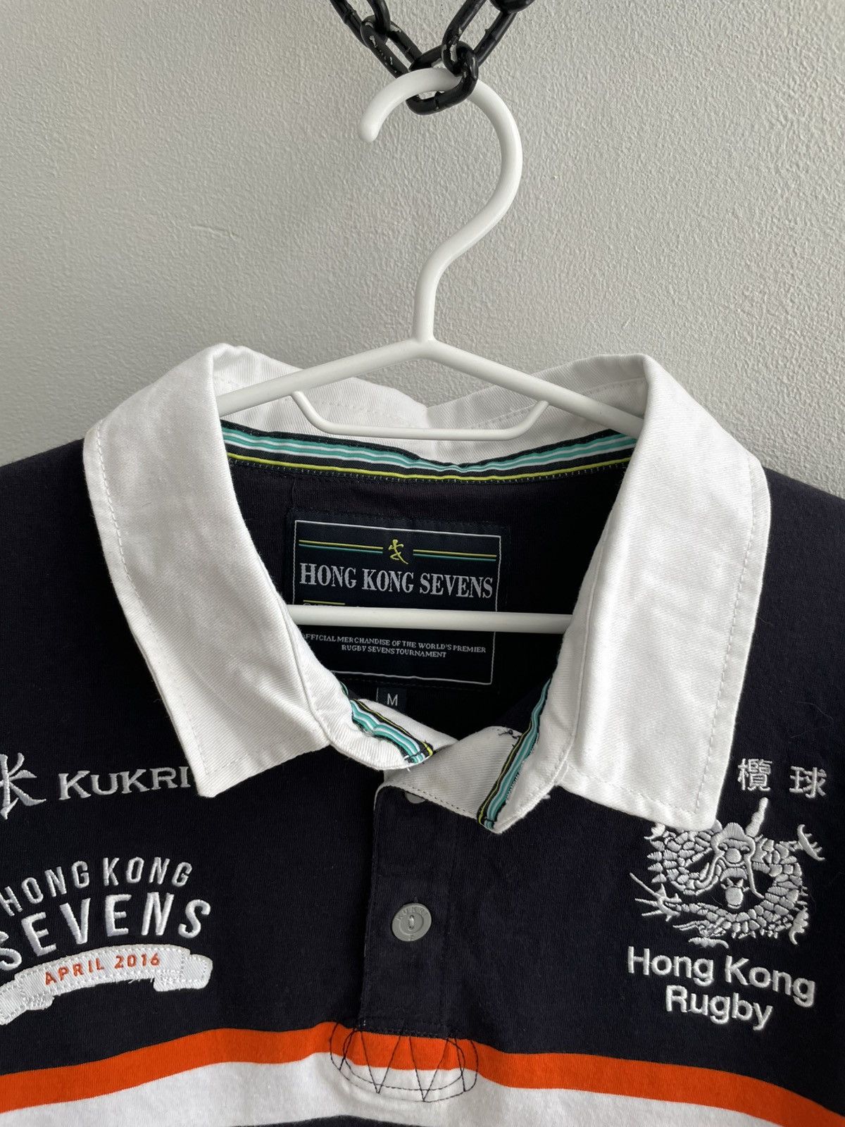 Vintage Hong Kong Kukri Sevens 2016 Rugby Shirt Jersey Japan Style Size US M / EU 48-50 / 2 - 9 Thumbnail