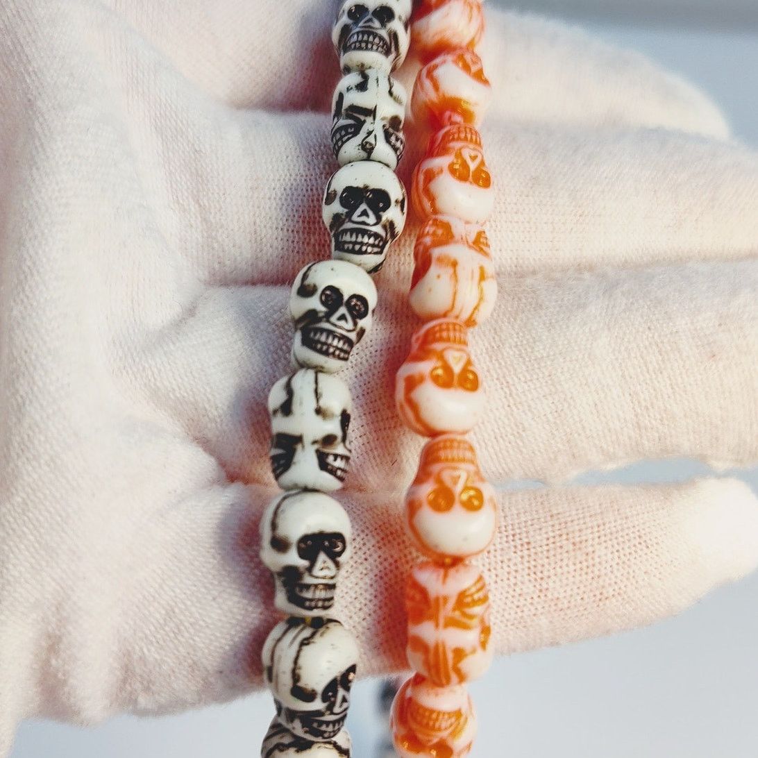 Disney Disneyland Skull Beaded Necklaces Halloween NWT Size ONE SIZE - 5 Thumbnail