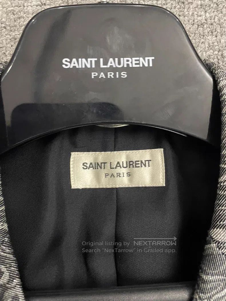 Saint Laurent Paris Saint Laurent Paris Water Ripple Silver Thread Silk Suit Size US S / EU 44-46 / 1 - 4 Thumbnail