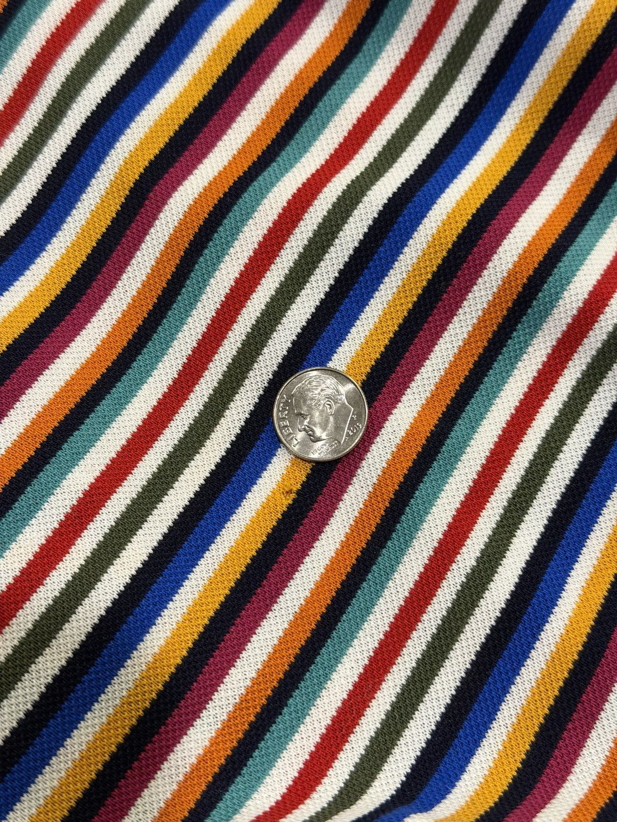 Missoni Missoni Multicolor Striped Polo Shirt Size US XL / EU 56 / 4 - 11 Thumbnail