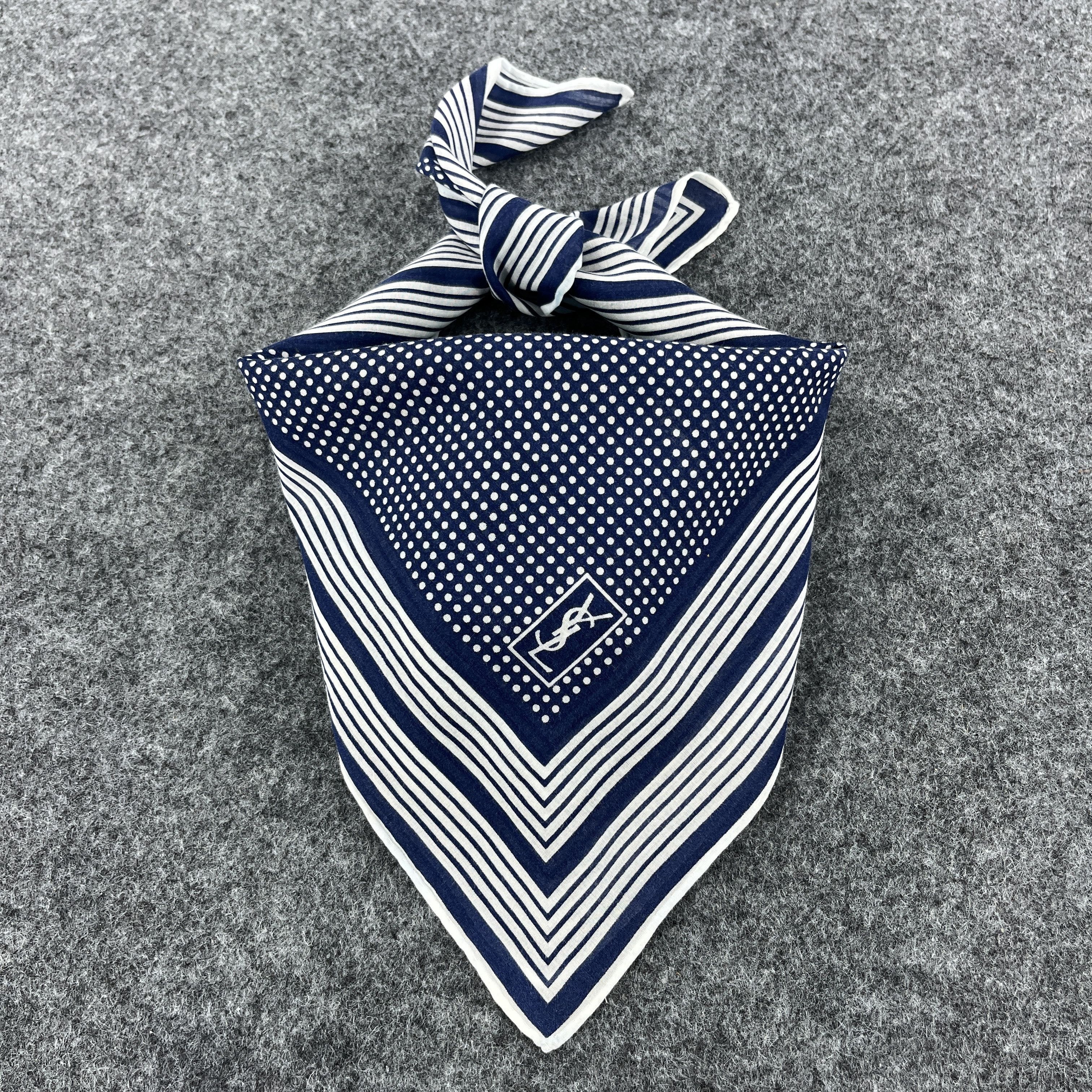 Vintage × Yves Saint Laurent Yves Saint Laurent Handkerchief / Bandana / Neckerchief B008 Size ONE SIZE - 2 Thumbnail