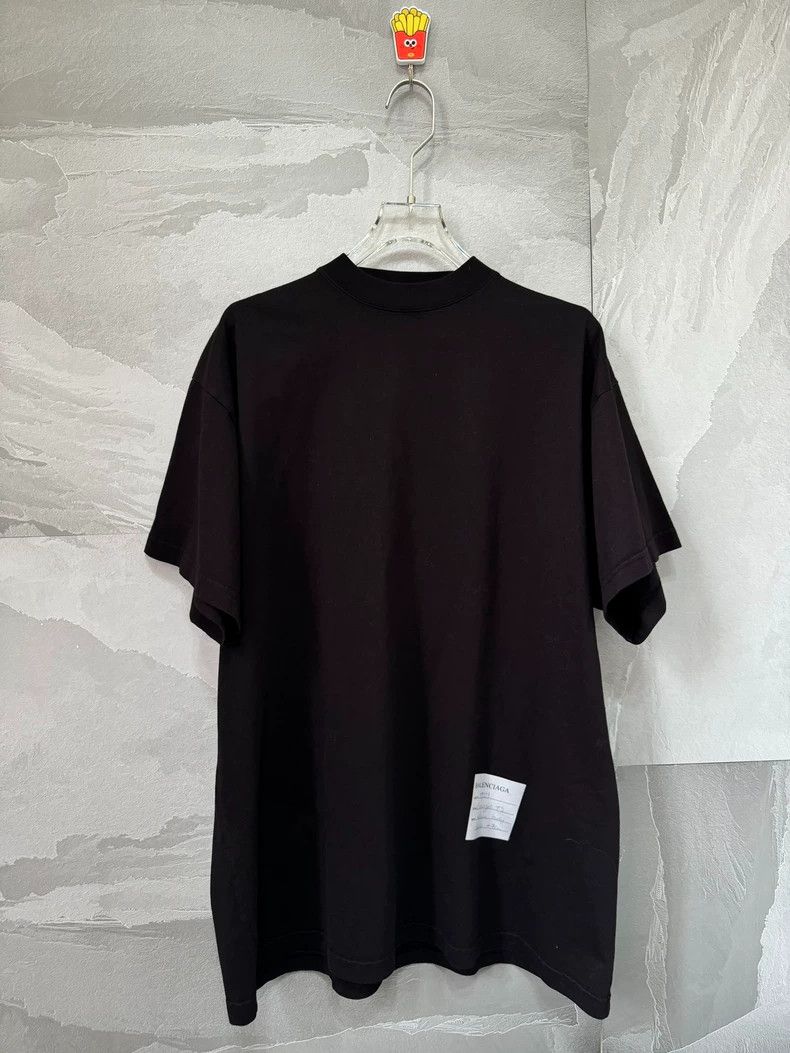 Balenciaga Balenciaga Post-it Notes Short Sleeve Brown Black Size US M / EU 48-50 / 2 - 2 Thumbnail