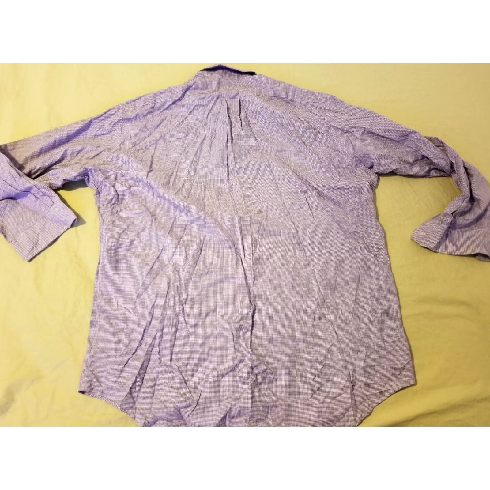 Polo Ralph Lauren Polo Ralph Lauren Dress Shirt Mens 16 32 33 Purple Button Cotton Classic Size 42R - 6 Thumbnail