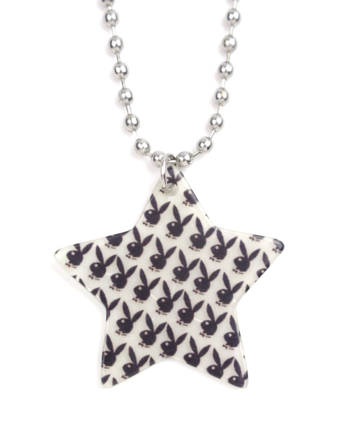 Playboy 2000S PLAYBOY MONOGRAM STAR PENDANT NECKLACE Size ONE SIZE - 1 Thumbnail