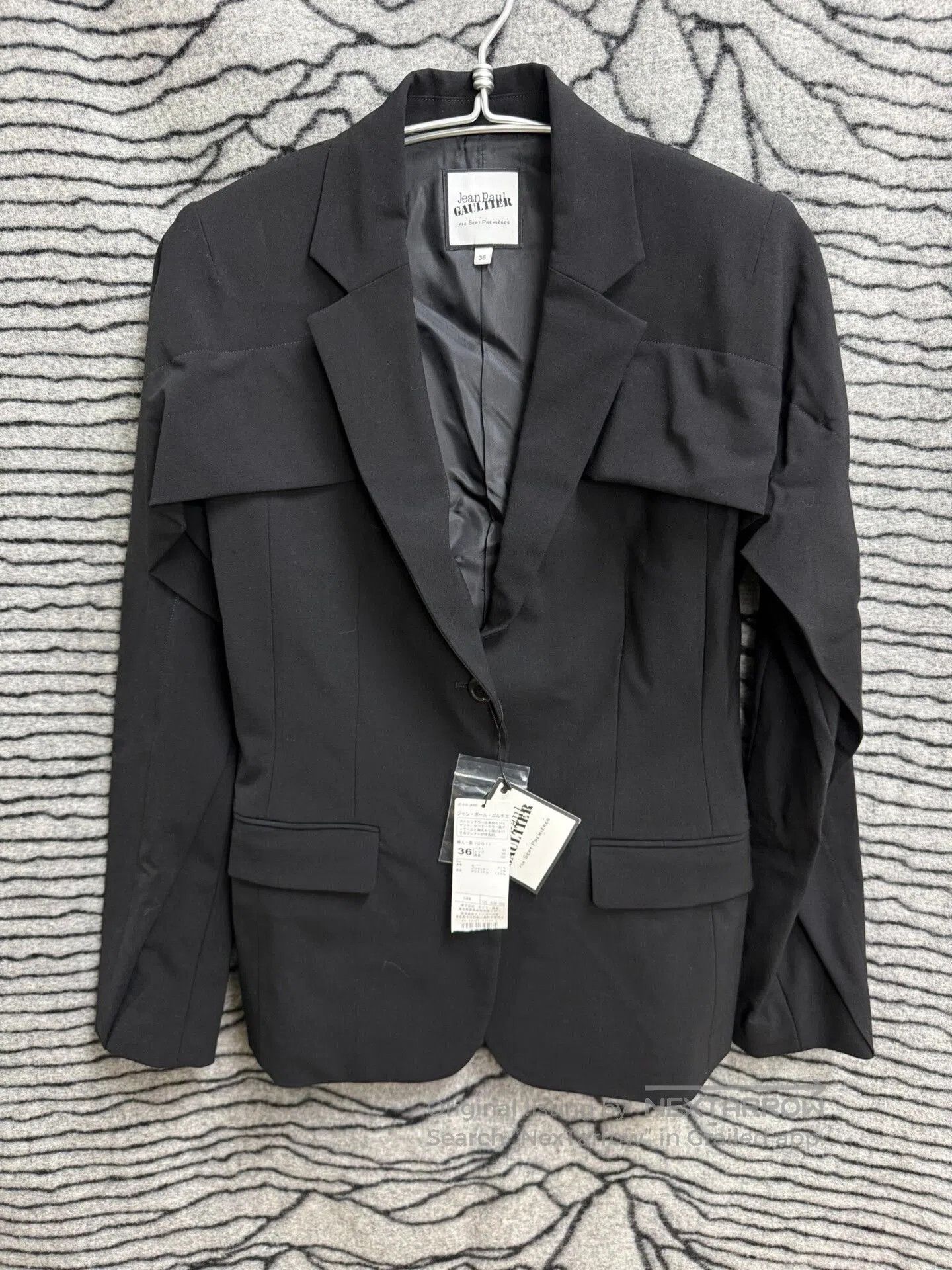 Jean Paul Gaultier Jean Paul Gaultier Wool Ruffled Blazer. Size XS / US 0-2 / IT 36-38 - 1 Thumbnail