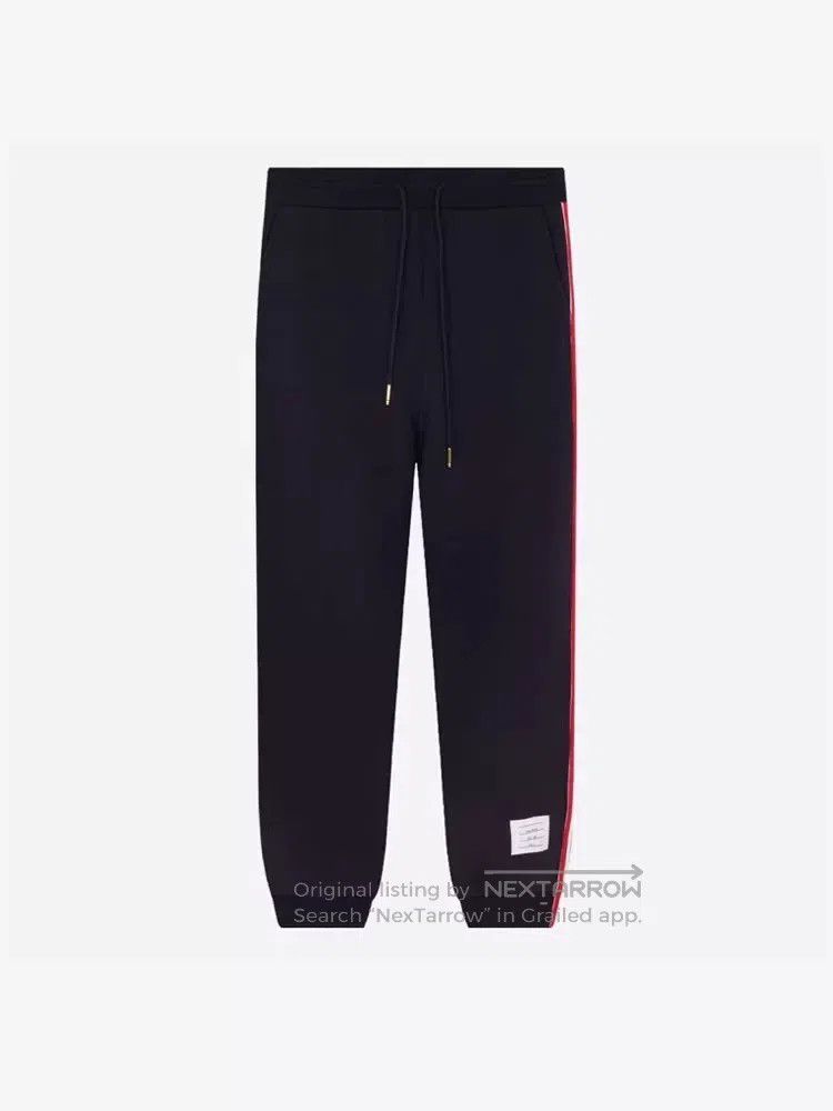 Thom Browne Thom Browne size 4 Side-Striped Sports Sweatpants Size US 32 / EU 48 - 1 Thumbnail