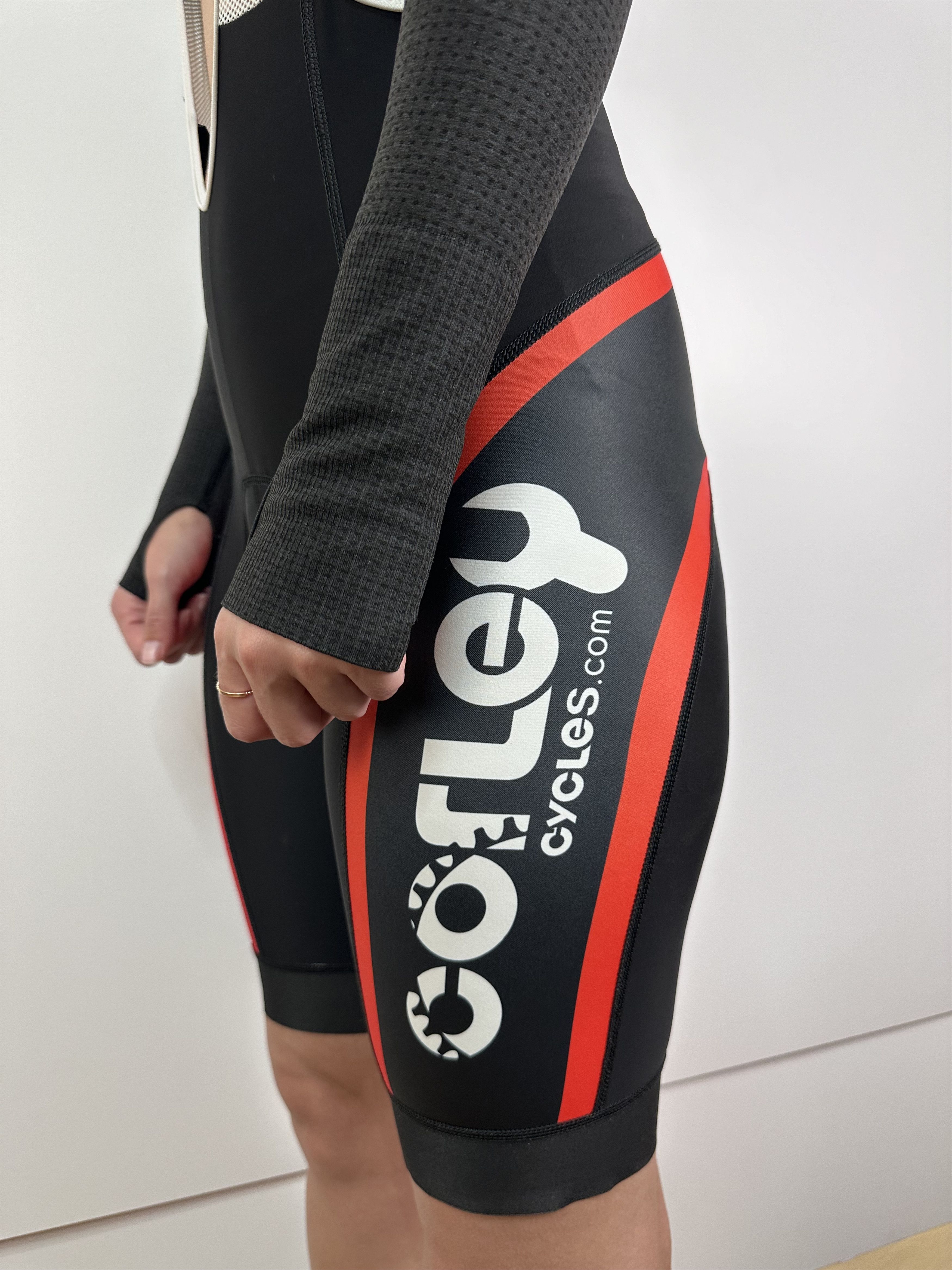 Other CORLEY Specialized Prime Bib Shorts Cycling Black Red Size 3 Size S / US 4 / IT 40 - 3 Thumbnail