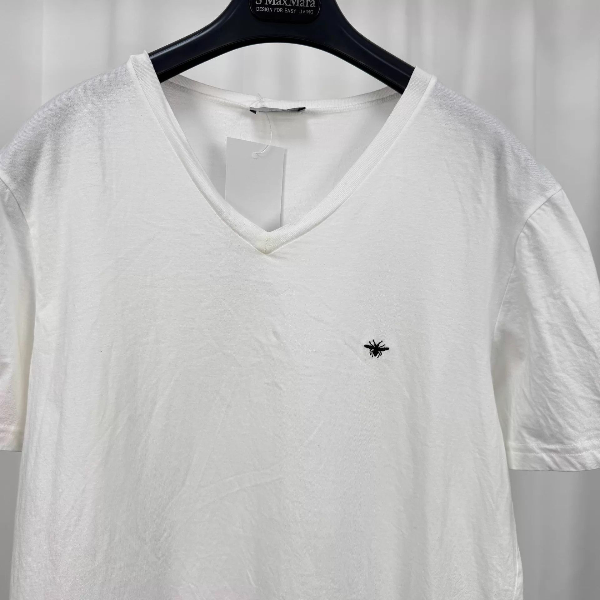 Dior Dior Embroidered Bee V-Neck Short Sleeve S 98 New Size US S / EU 44-46 / 1 - 3 Thumbnail