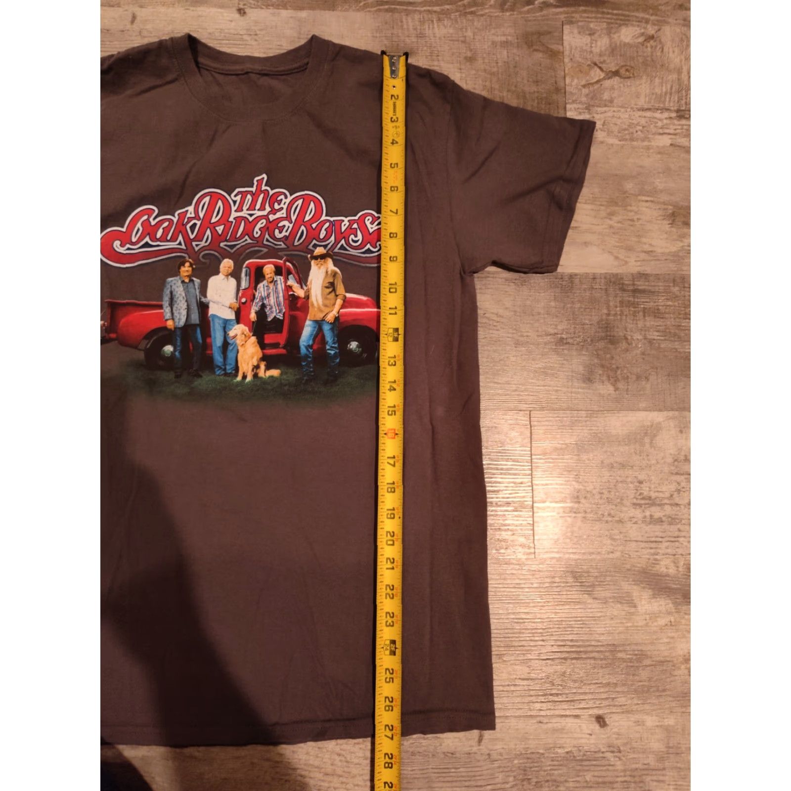 Gildan GILDAN The Oak Ridge Boys Celebration Tour T-Shirt Grayish Brown Men Medium Graphic Print Music Band Size US M / EU 48-50 / 2 - 5 Thumbnail