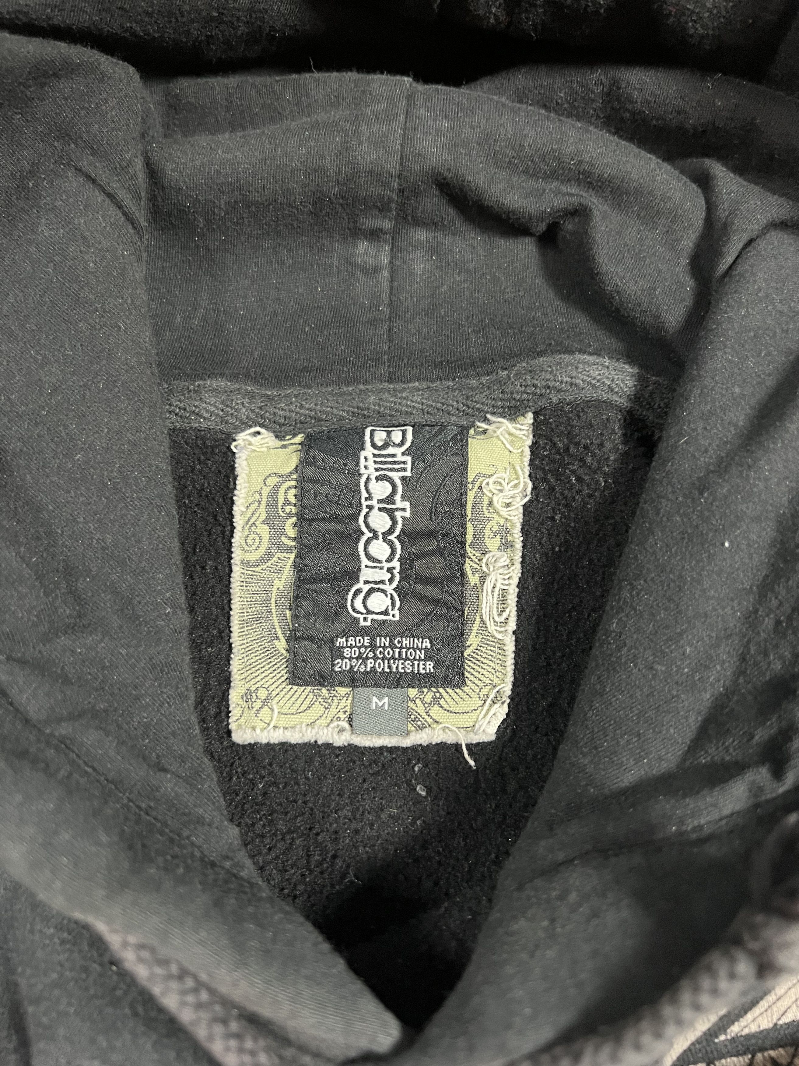 Billabong Vintage Y2k AOP Billabong Faded Skater Grunge Hoodie Size US M / EU 48-50 / 2 - 4 Thumbnail