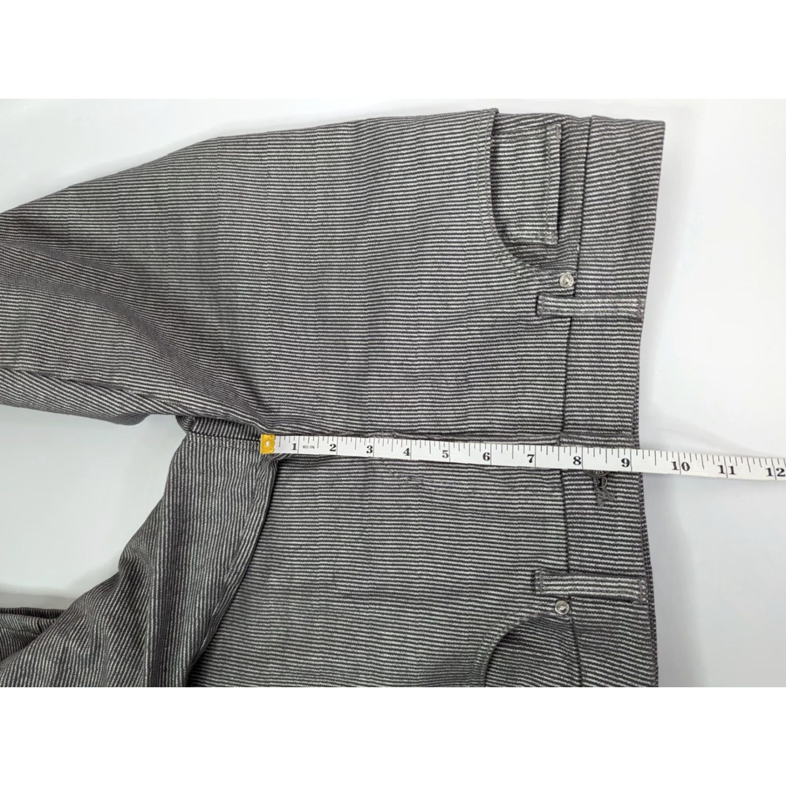 Vintage Chico's Girlfriend Ankle Jeans Size 00R Gray Denim 5-Pocket Regular Slim Fit Slit Size 24" / US 00 / IT 34 - 7 Thumbnail