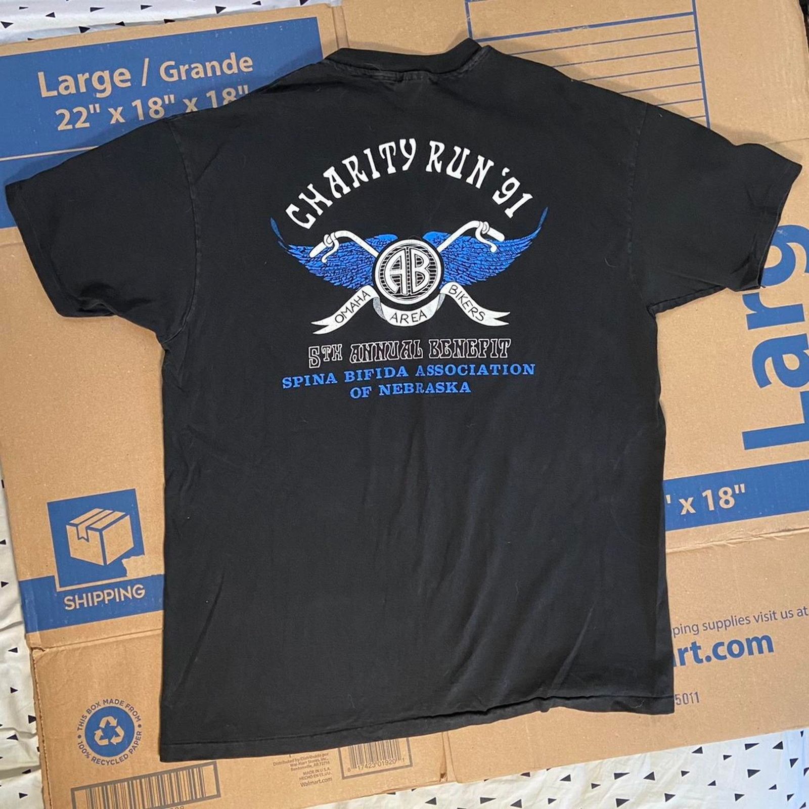 Hanes Vintage 90s hanes motorcycle Size US XXL / EU 58 / 5 - 2 Thumbnail