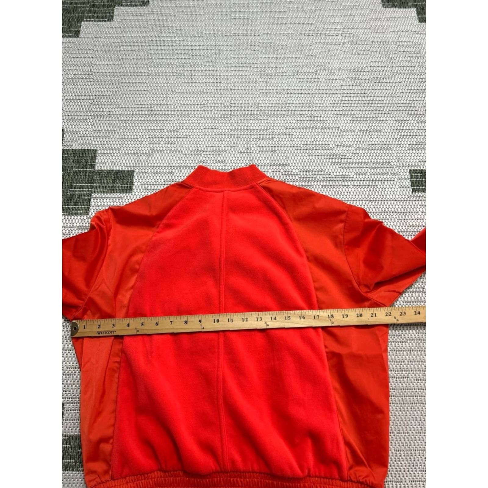 Athleta Athleta Zion Microfleece Full Zip Bomber Jacket Womens Small Orange Relaxed Fit Size S / US 4 / IT 40 - 6 Thumbnail