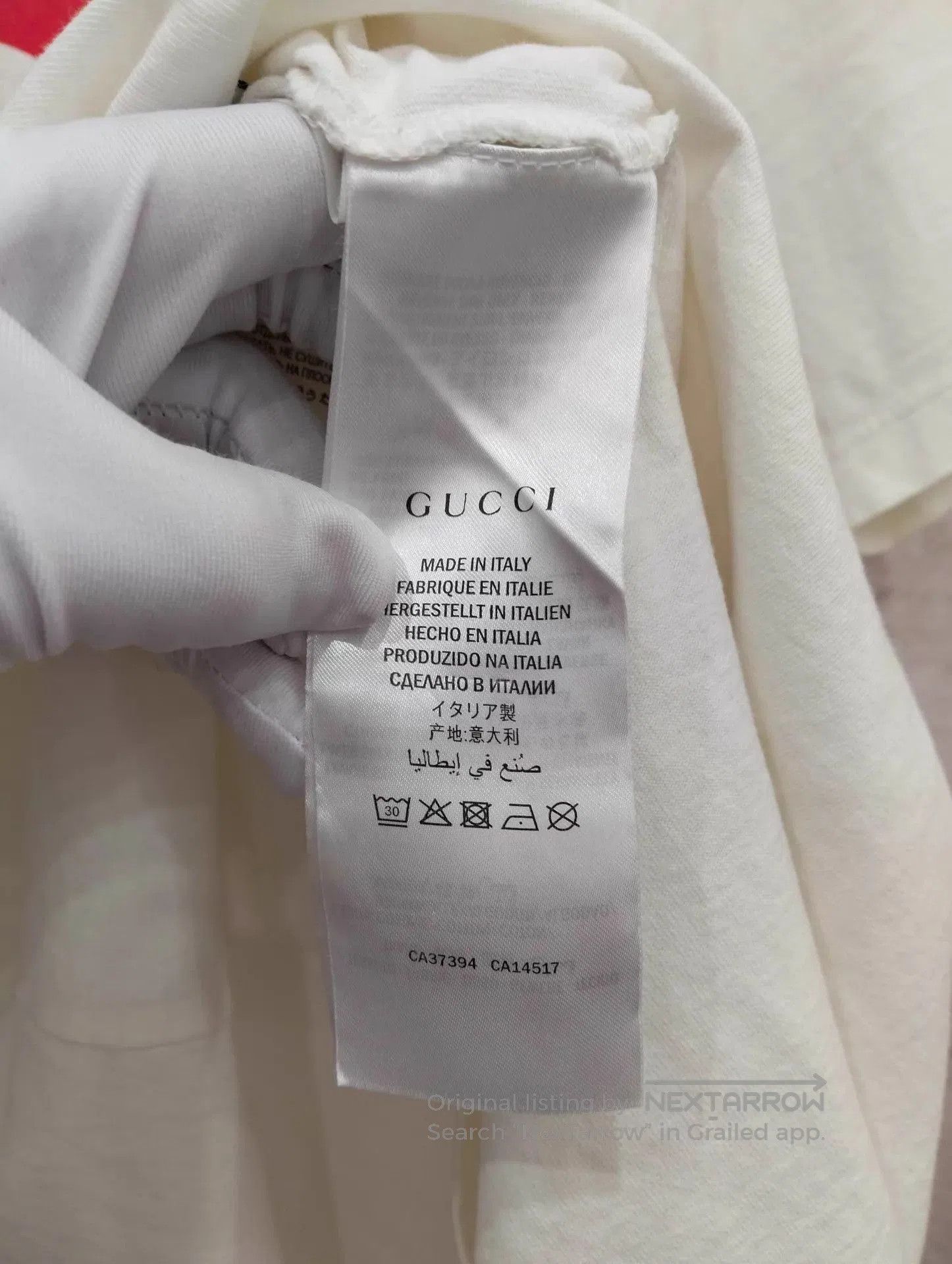 Gucci White Short Sleeve Logo Print T. Size US XS / EU 42 / 0 - 5 Thumbnail