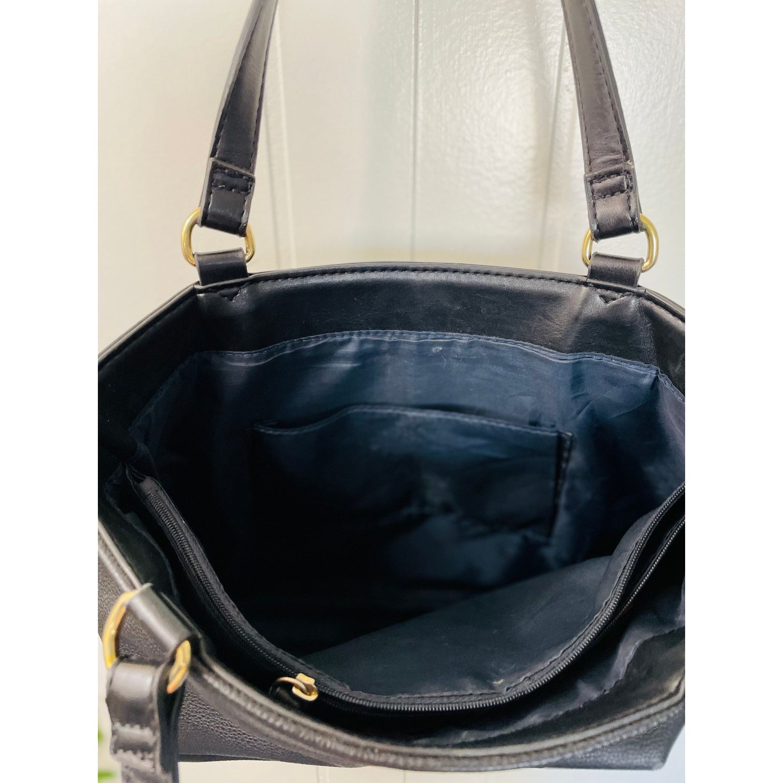 Tommy Hilfiger Tommy Hilfiger Vegan Leather Double Strap Purse Size ONE SIZE - 5 Thumbnail