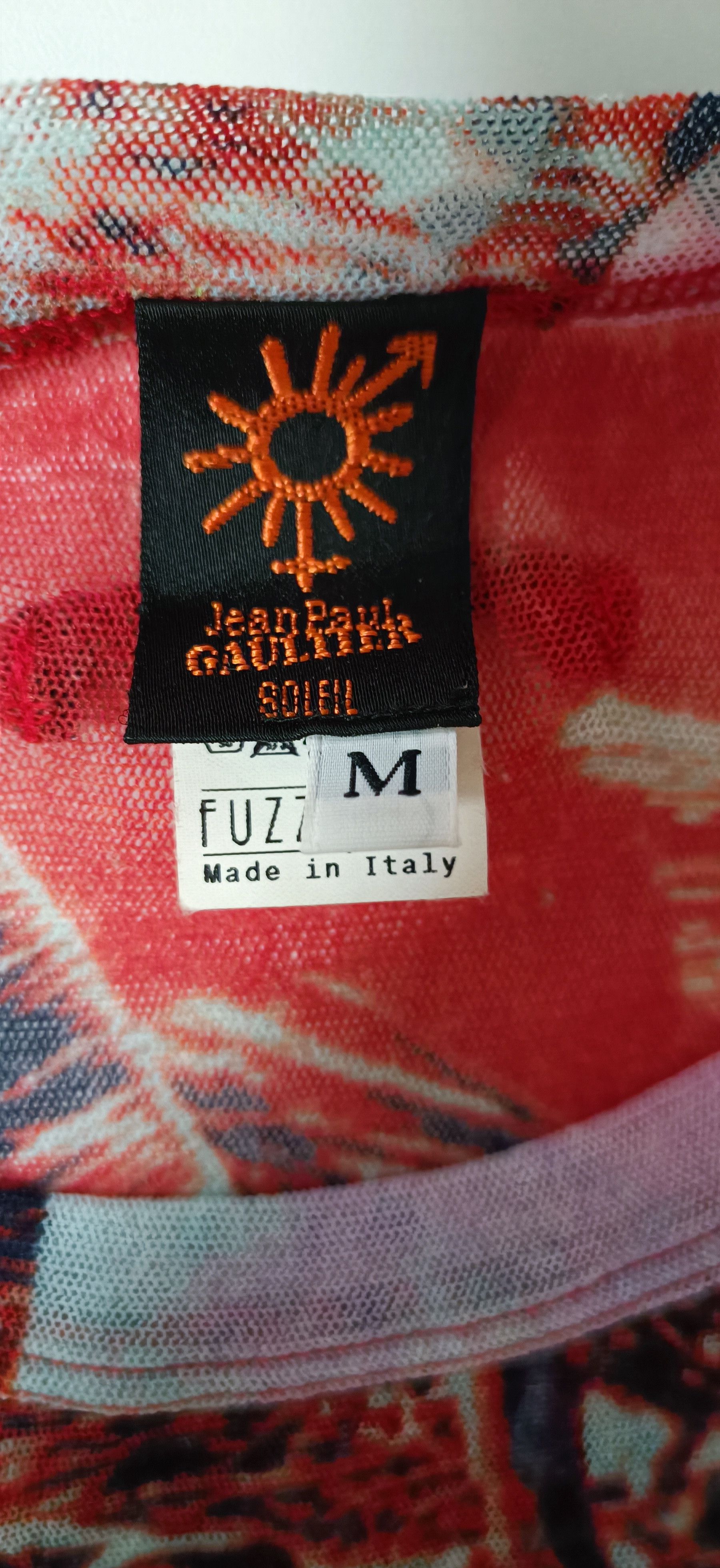 Jean Paul Gaultier Palm trees nylon mesh t-shirt Size US XS / EU 42 / 0 - 9 Thumbnail