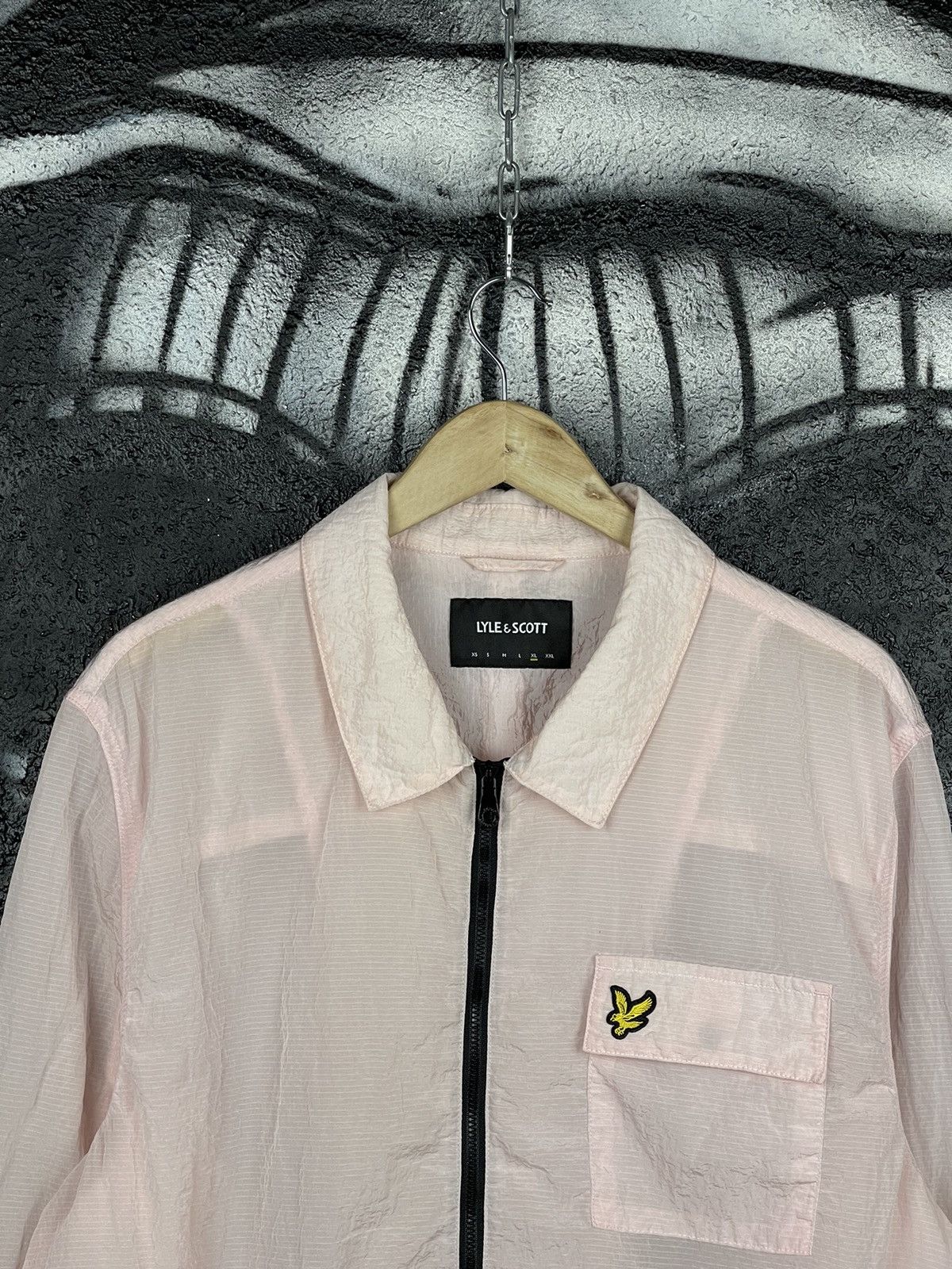 Lyle & Scott Lyle&Scott Casual Full Zip Pink Overshot Jacket Size XL Size US XL / EU 56 / 4 - 2 Thumbnail