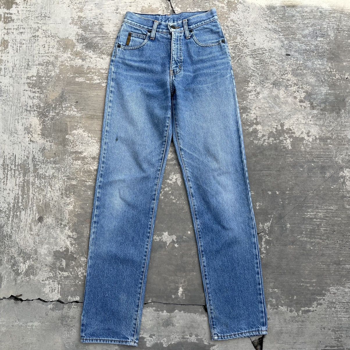 Giorgio Armani 90s Armani Jeans Light Wash Denim Jeans Size US 26 / EU 42 - 1 Thumbnail