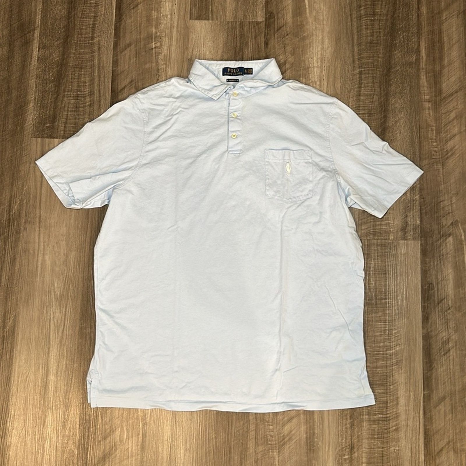 Polo Ralph Lauren Polo Ralph Lauren Classic Fit Pocket Polo - XL Size US XL / EU 56 / 4 - 2 Thumbnail