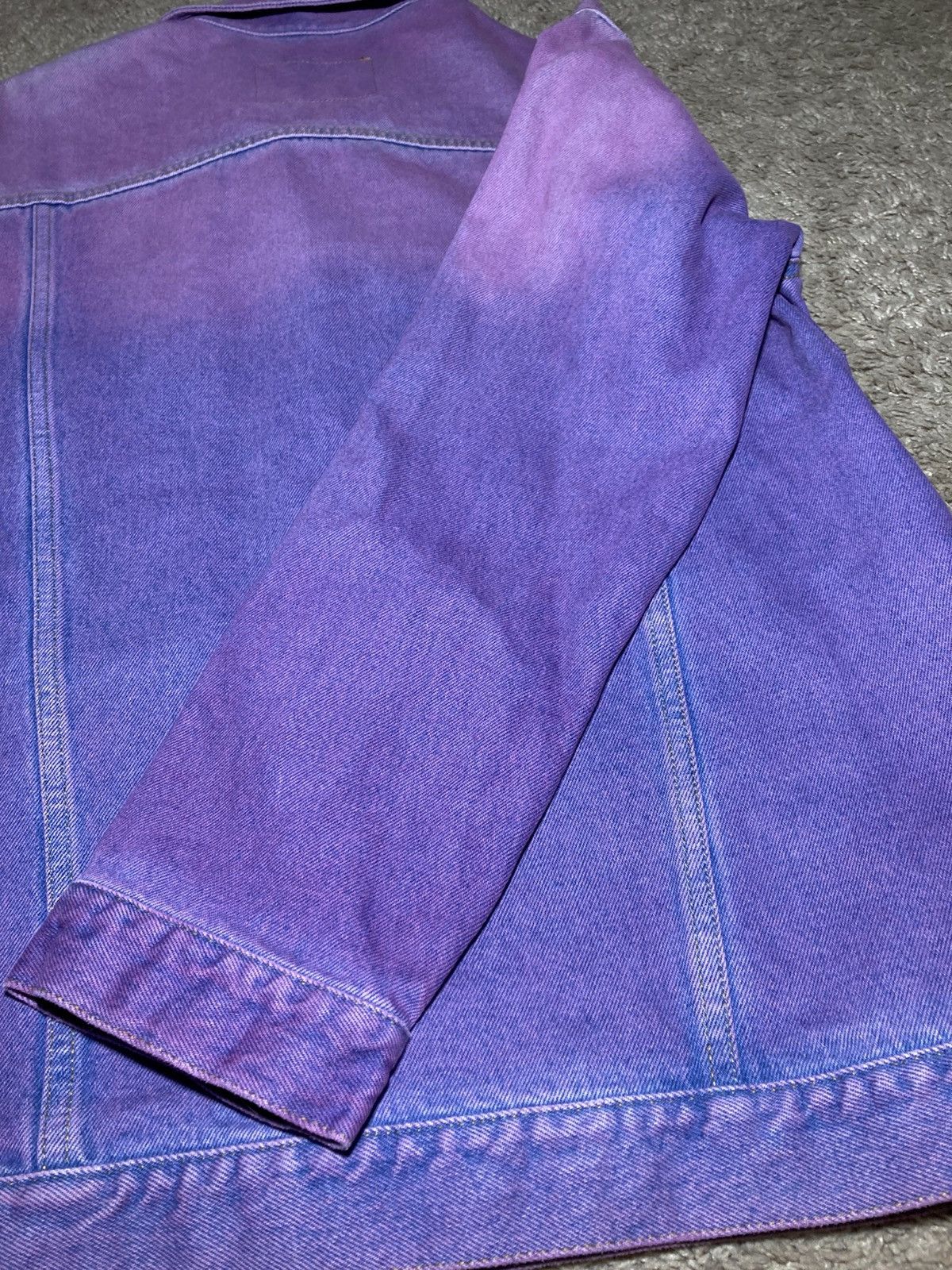 Martine Rose AW19 Martine Rose Dyed Pink Faded Denim Jacket Type 3 Rust Size US S / EU 44-46 / 1 - 9 Thumbnail