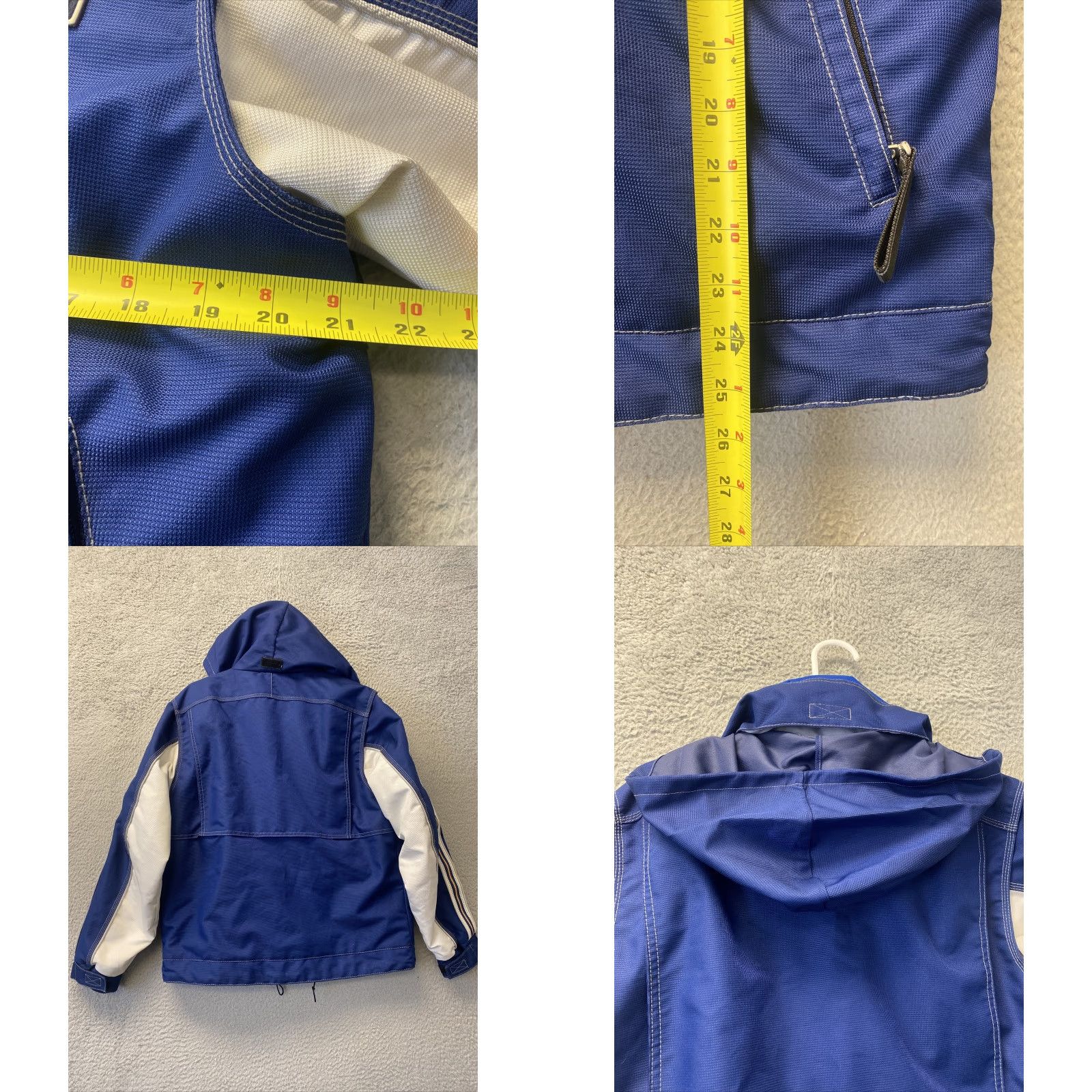 Vintage PHENIX Jacket Women Ski Snowboard Hooded Blue Black 8 Size Motorcycle Size M / US 6-8 / IT 42-44 - 8 Thumbnail