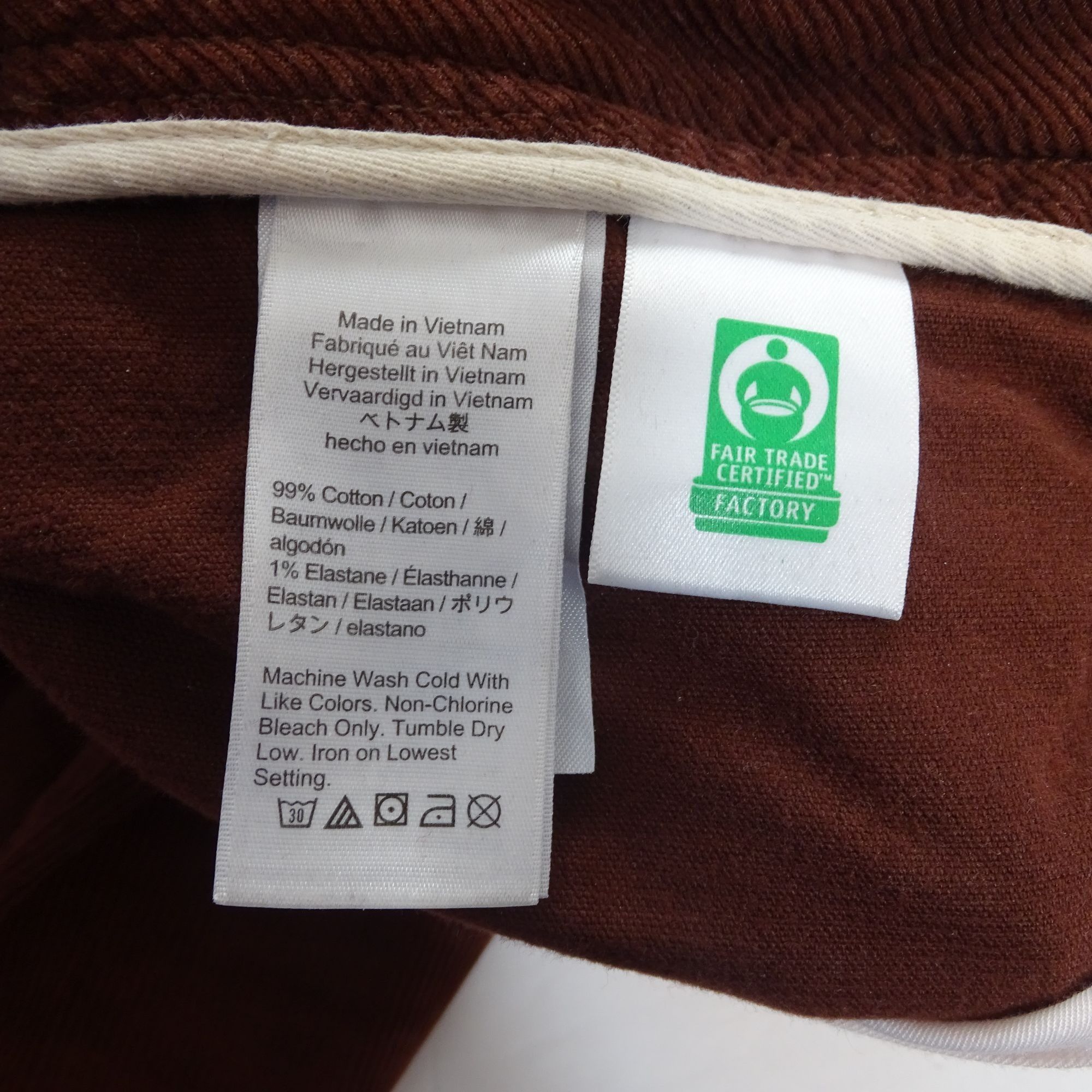 J.Crew J Crew Corduroy Drawstring Dock Pants Jogger Burgundy Small Size US 28 / EU 44 - 7 Thumbnail
