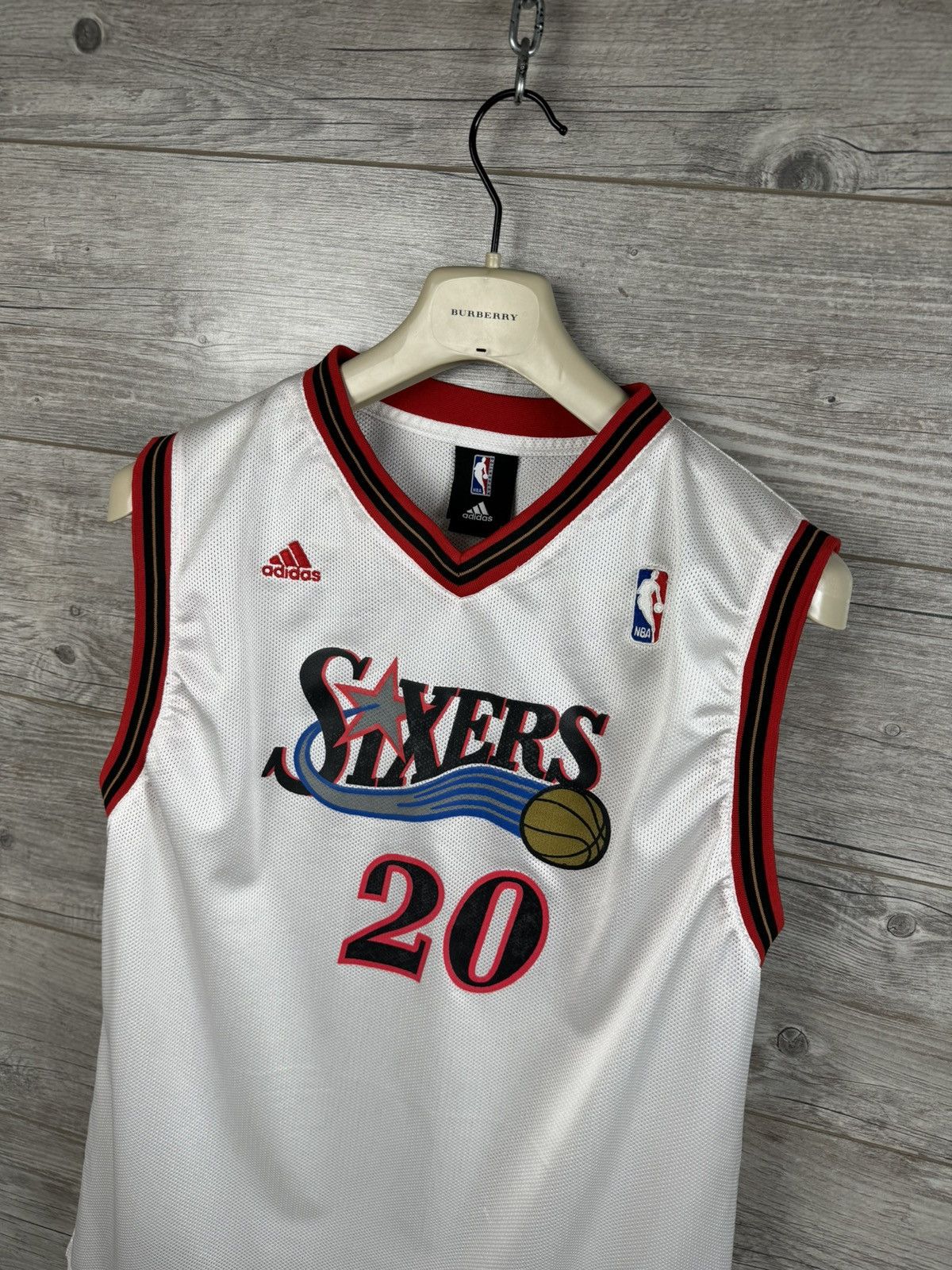 NBA ADIDAS NBA 90s Philadelphia Jersey 🇯🇪 Basketball Savage 20 Size US M / EU 48-50 / 2 - 8 Thumbnail