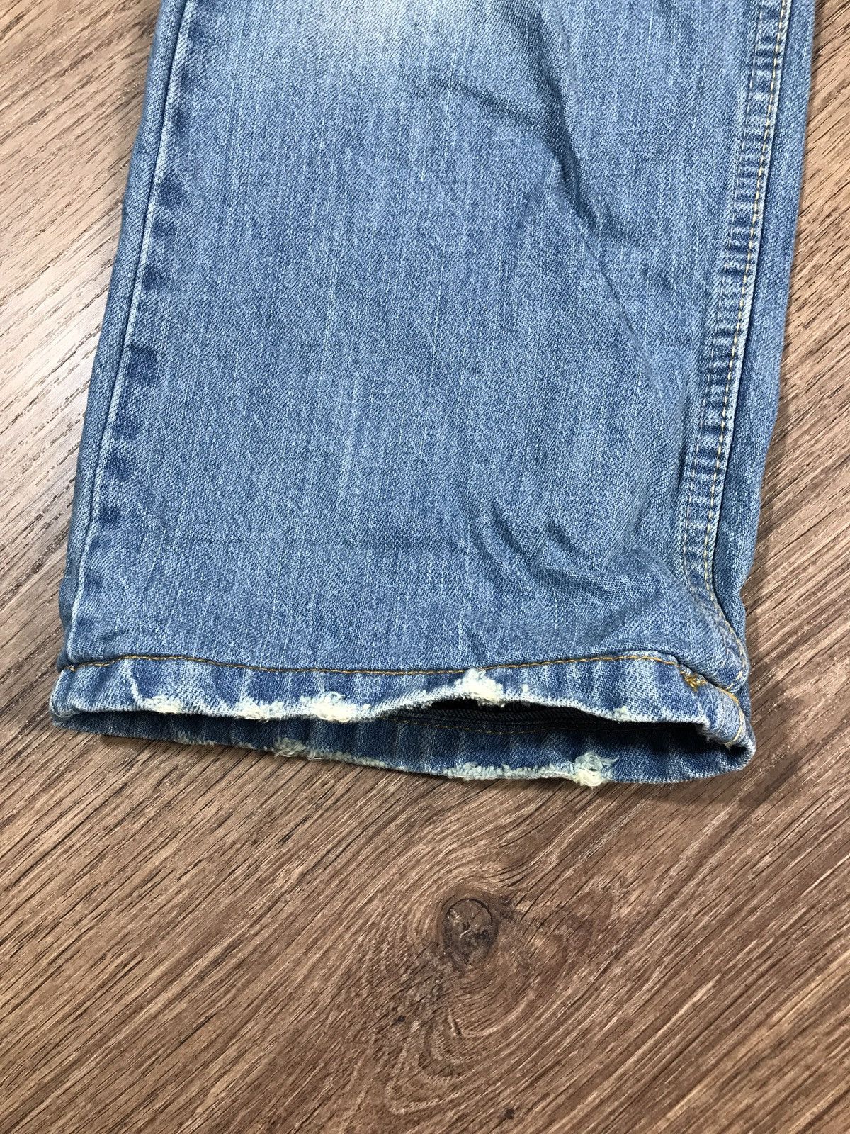 Japanese Brand × Vintage Vintage Distressed Denim Pants Jeans Size US 33 - 2 Thumbnail